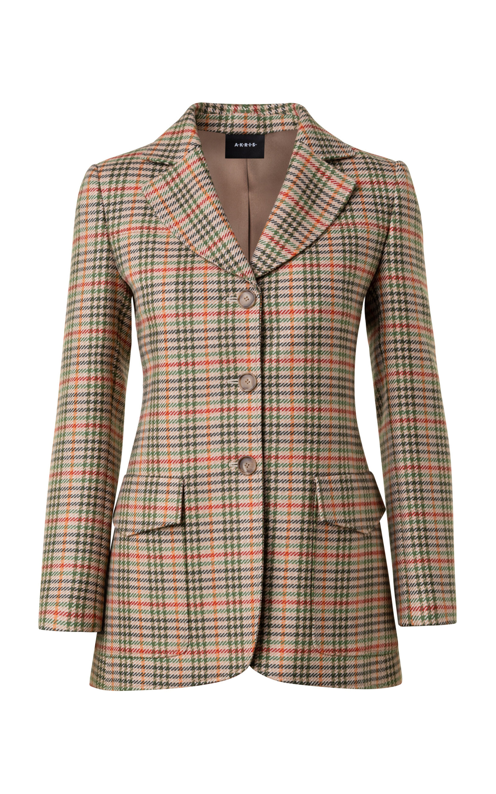 Akris Women's Ronja Wool Flannel Stretch Blazer