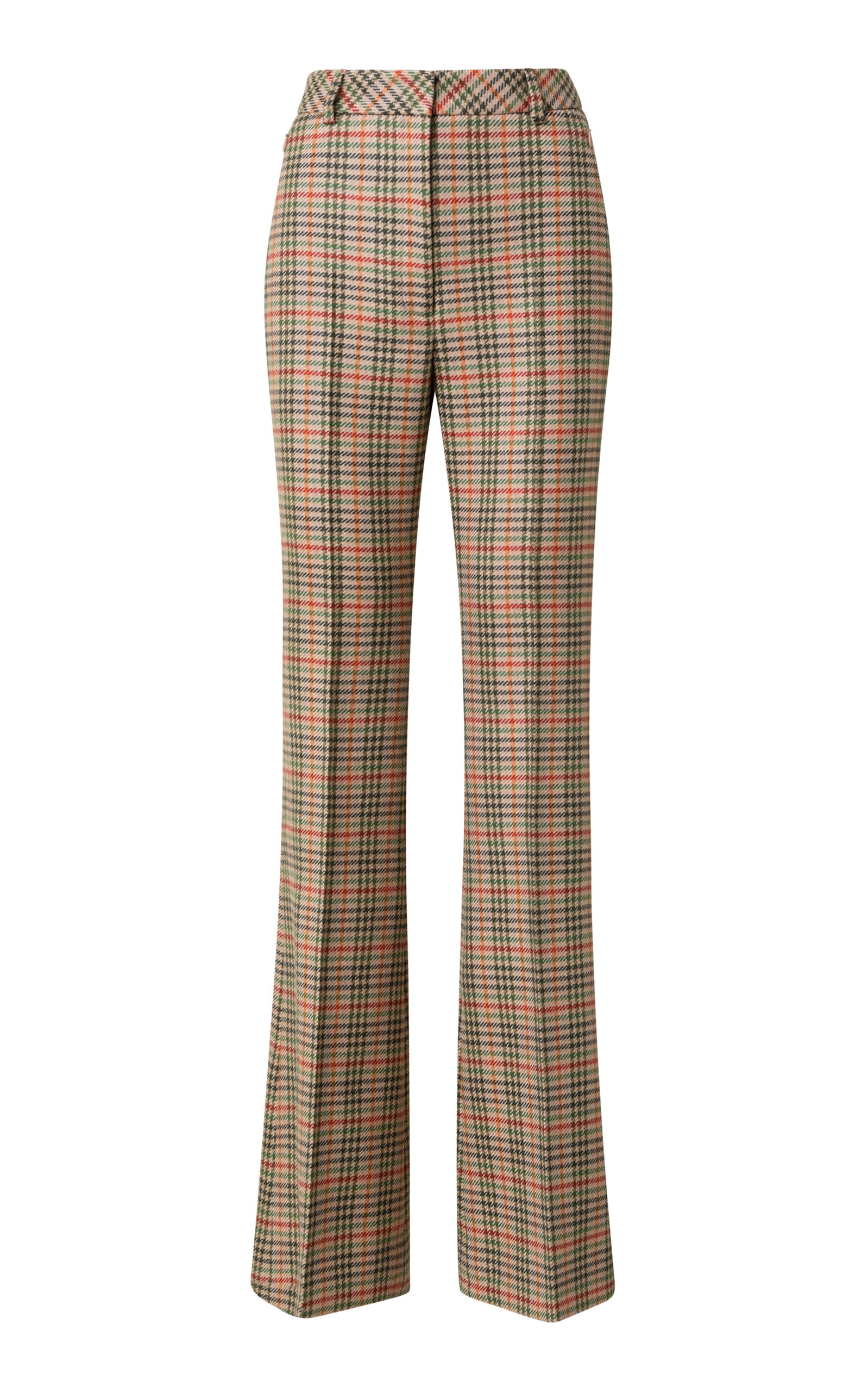 Akris Women's Fares Wool Bootcut Pants