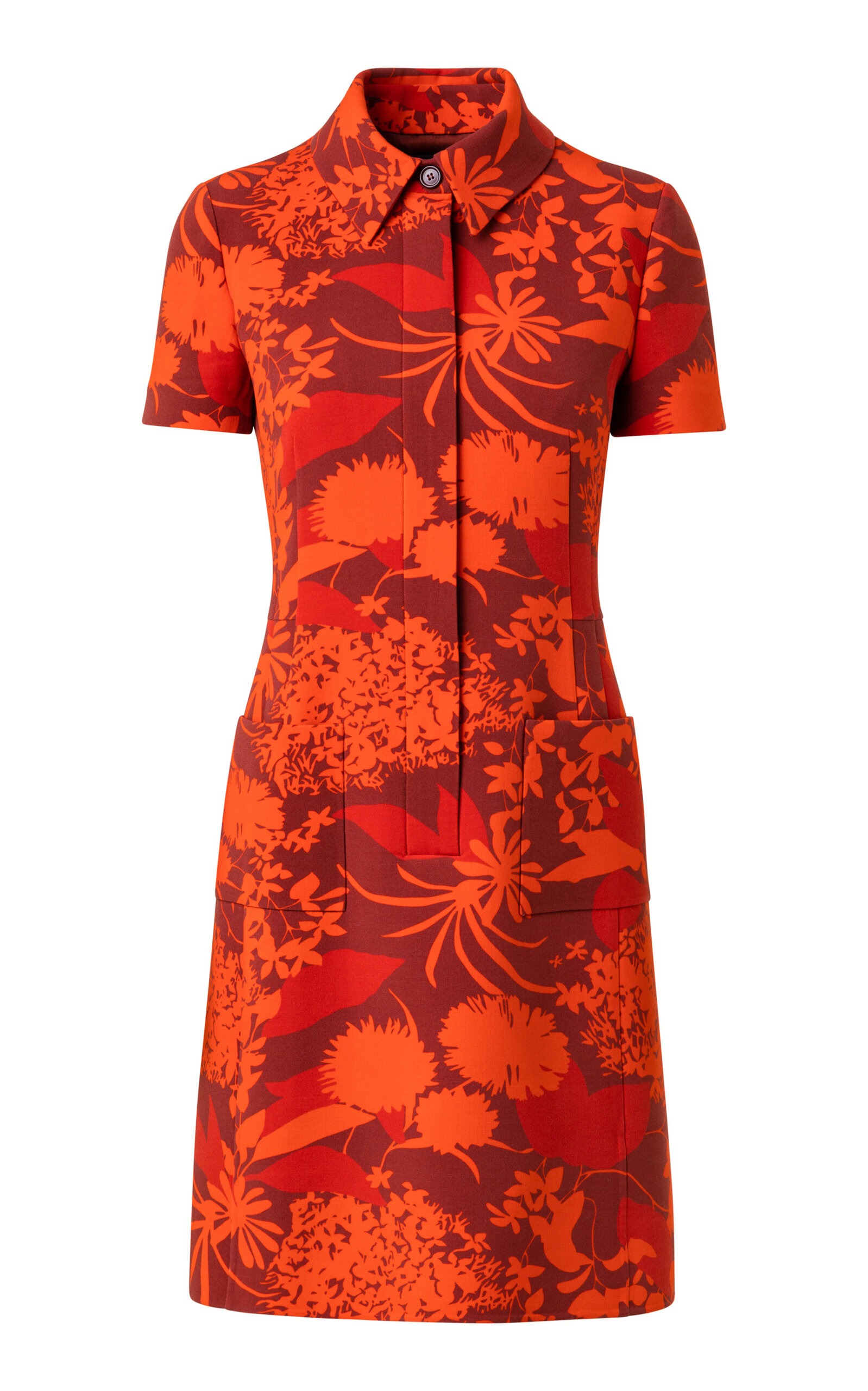 Akris Women's Double-Face Stretch-Wool Mini Dress