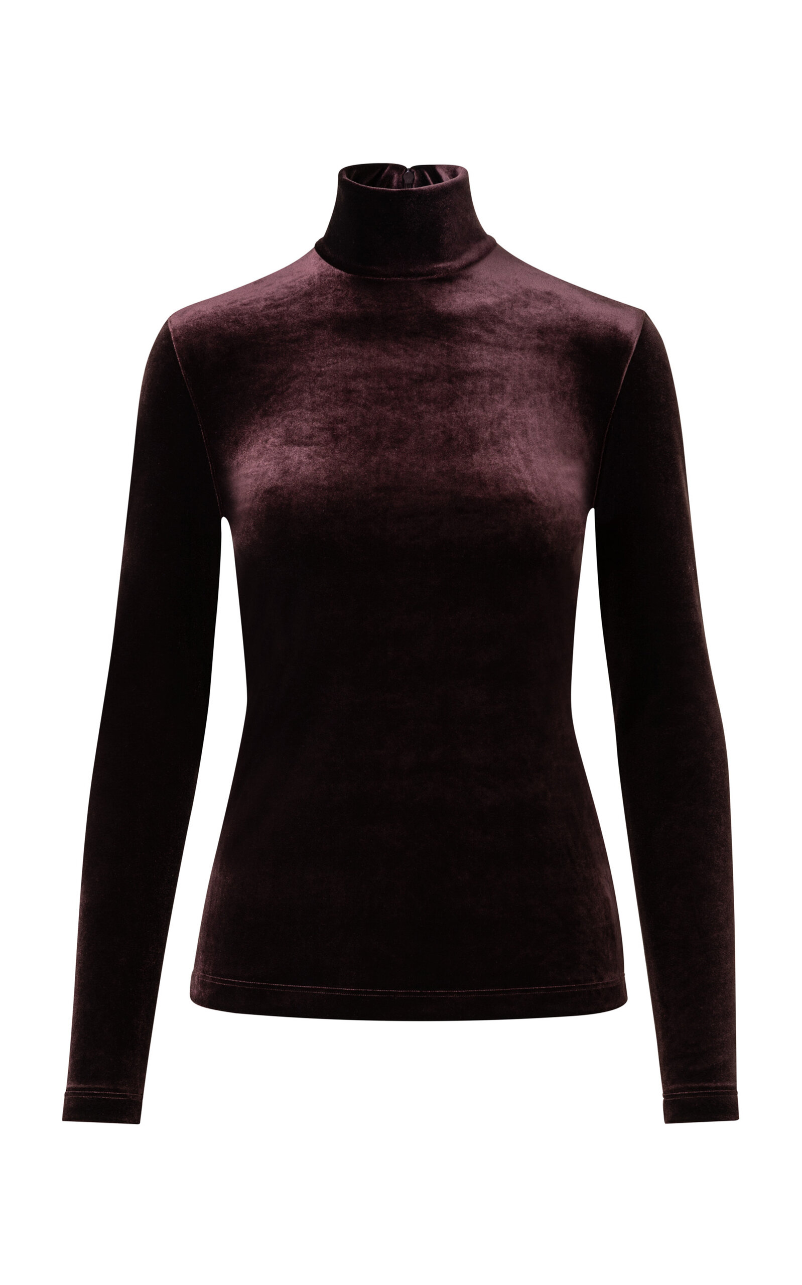 Akris Fluid Velvet Stretch Top