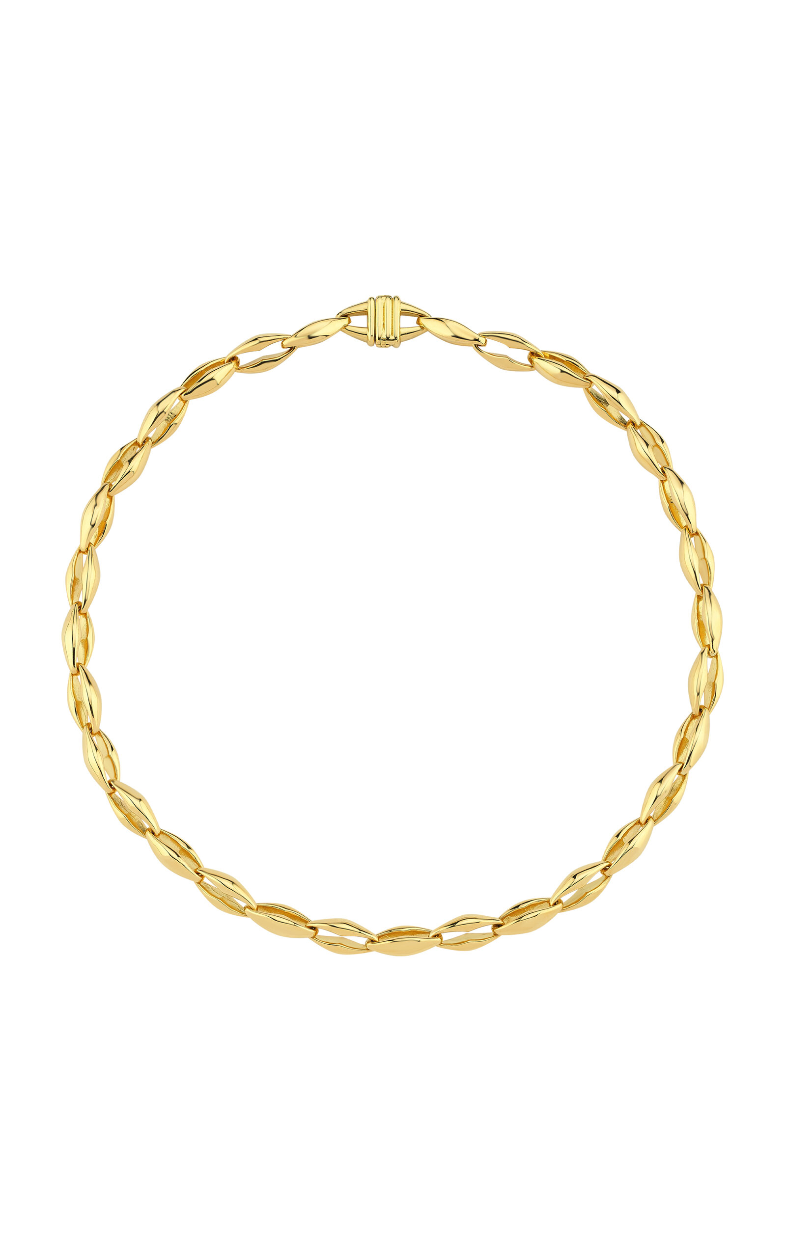 18K Gold Bubble Chain Necklace