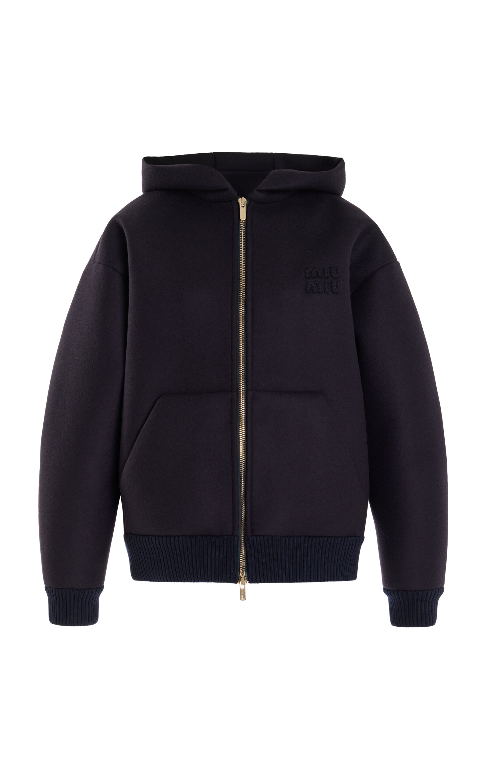 Miu Miu Padded Wool Hoodie