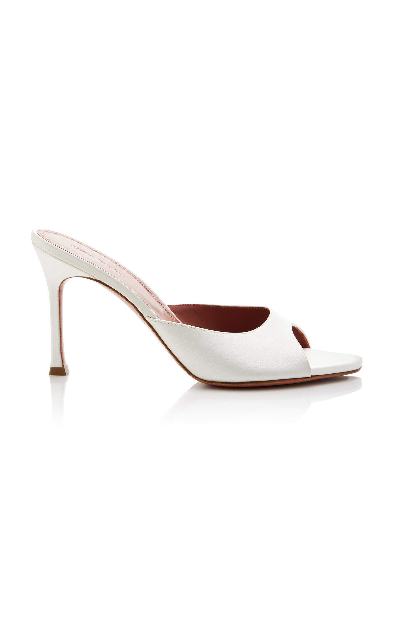 Amina Muaddi Alexa Satin Sandals