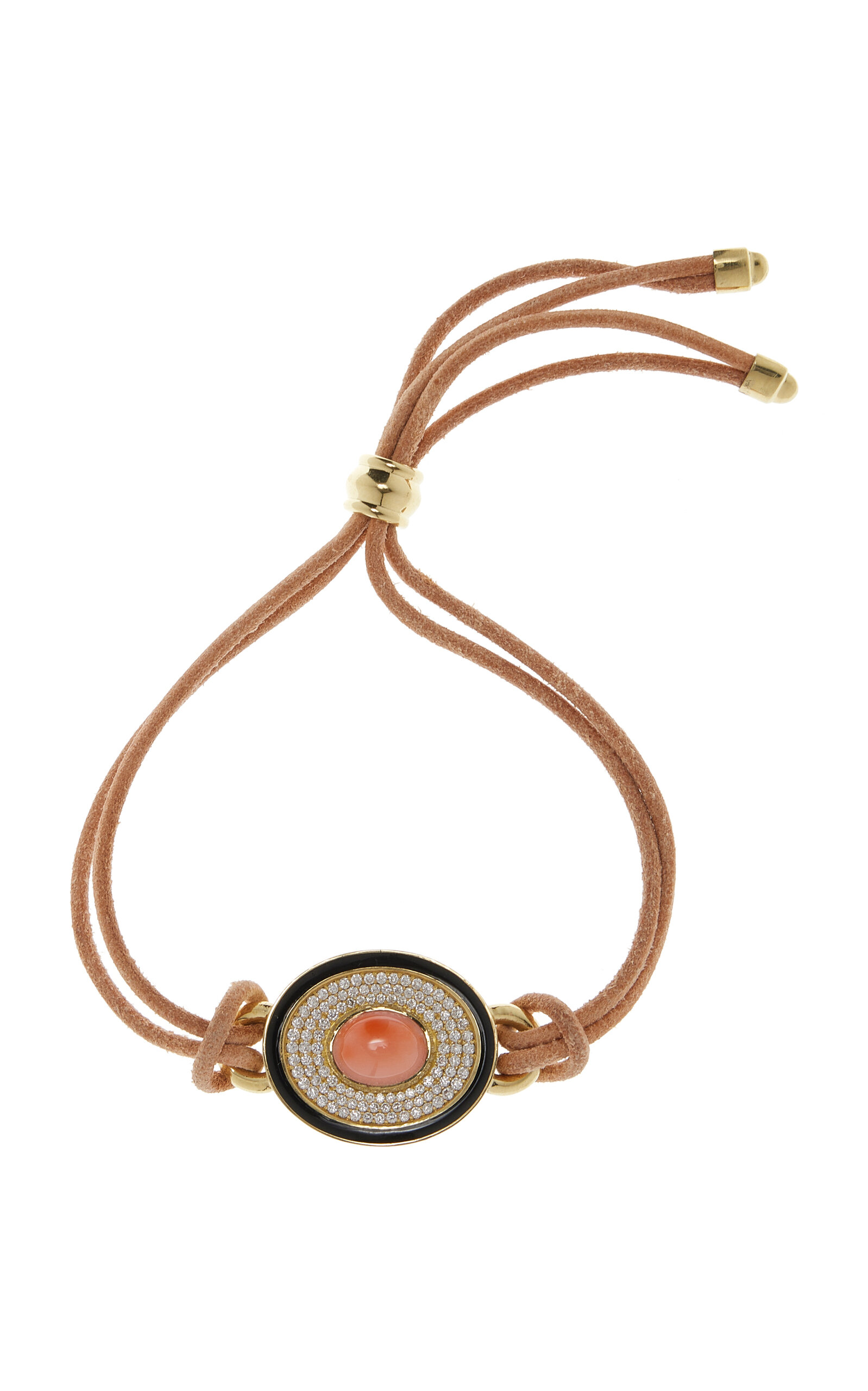 Jenna Blake Women's 18K Gold Coral Eyecon Diamond Bracelet