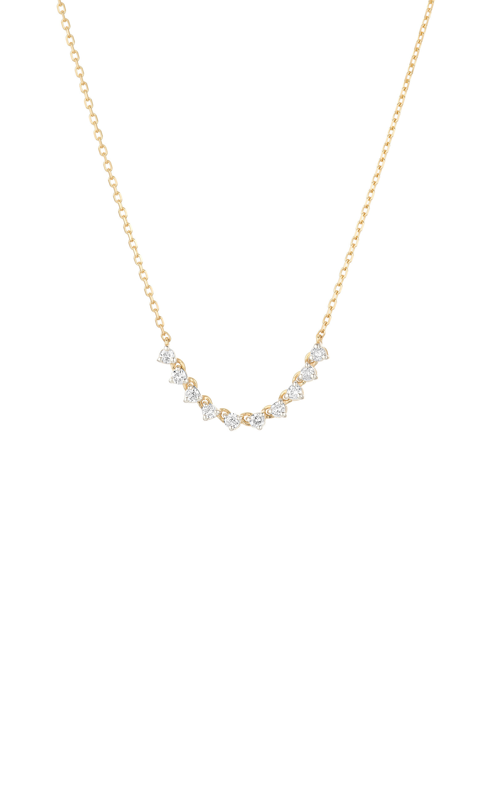 ADINA REYTER WOMEN'S 14K YELLOW GOLD AND DIAMOND ROUNDS CHAIN NECKLACE