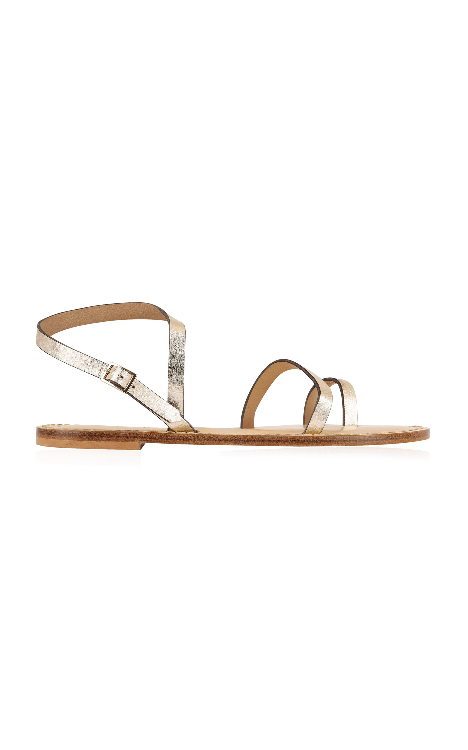 Amanu Women's The Nakuru Leather Sandals In Neutral