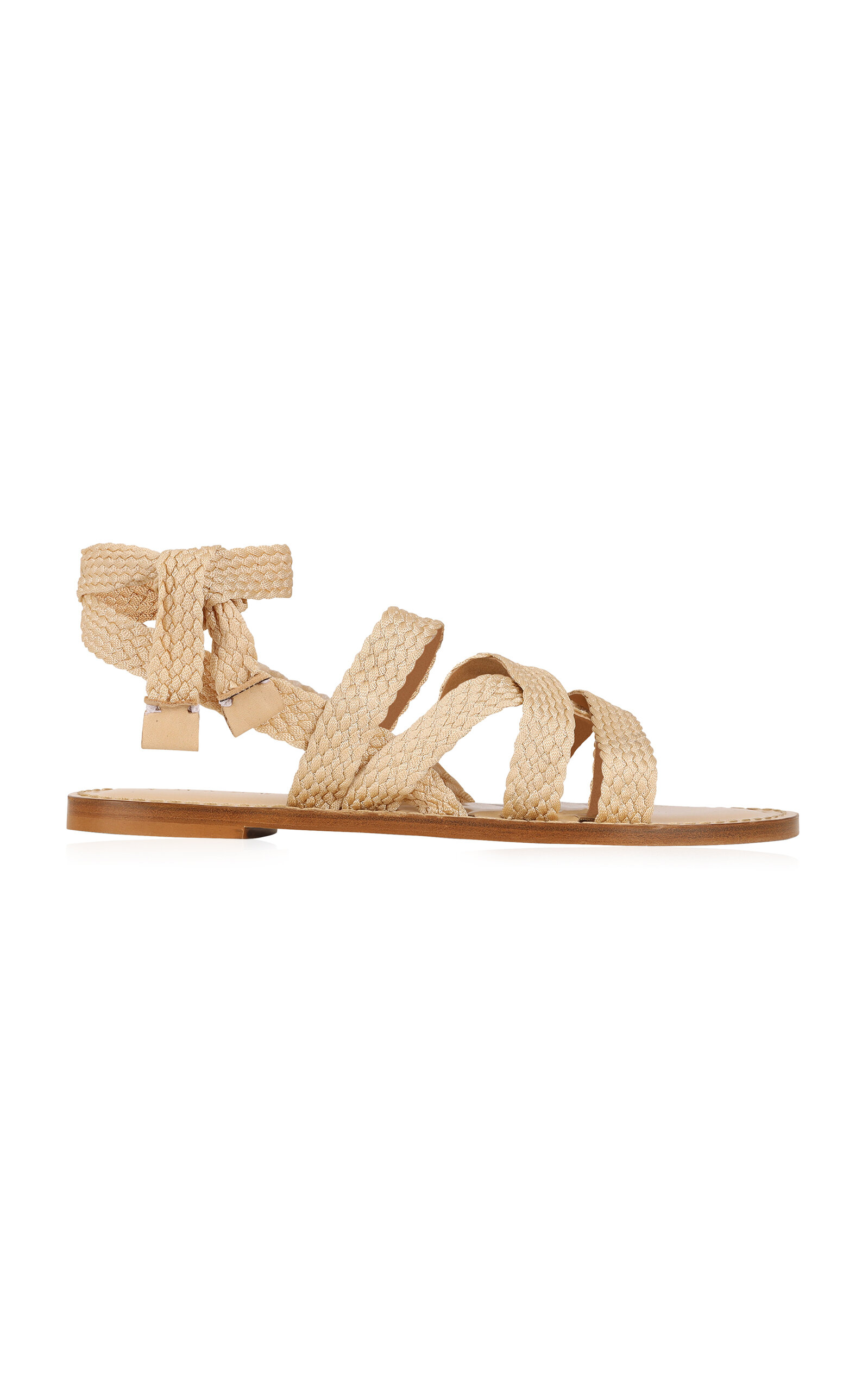 Shop Amanu The Agadir Sandals In Neutral