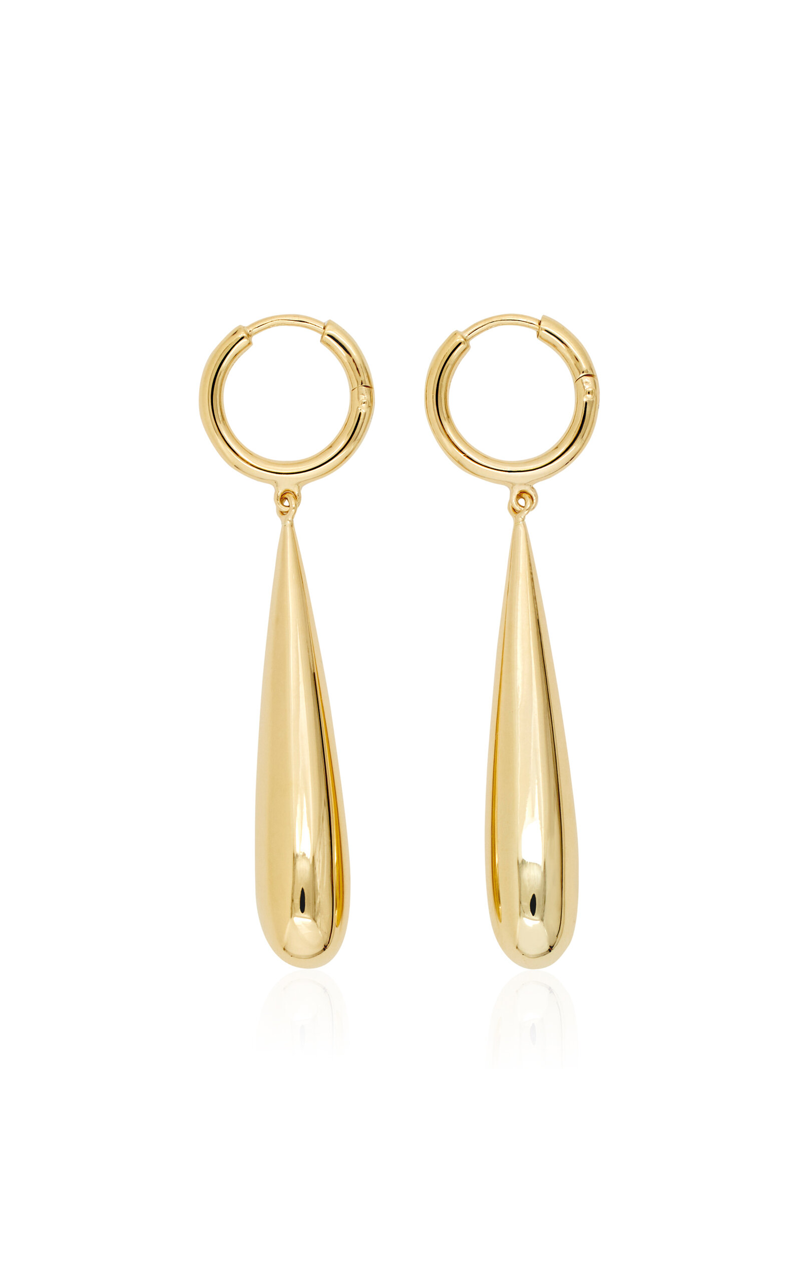 Teardrop 18k Gold-Plated Earrings