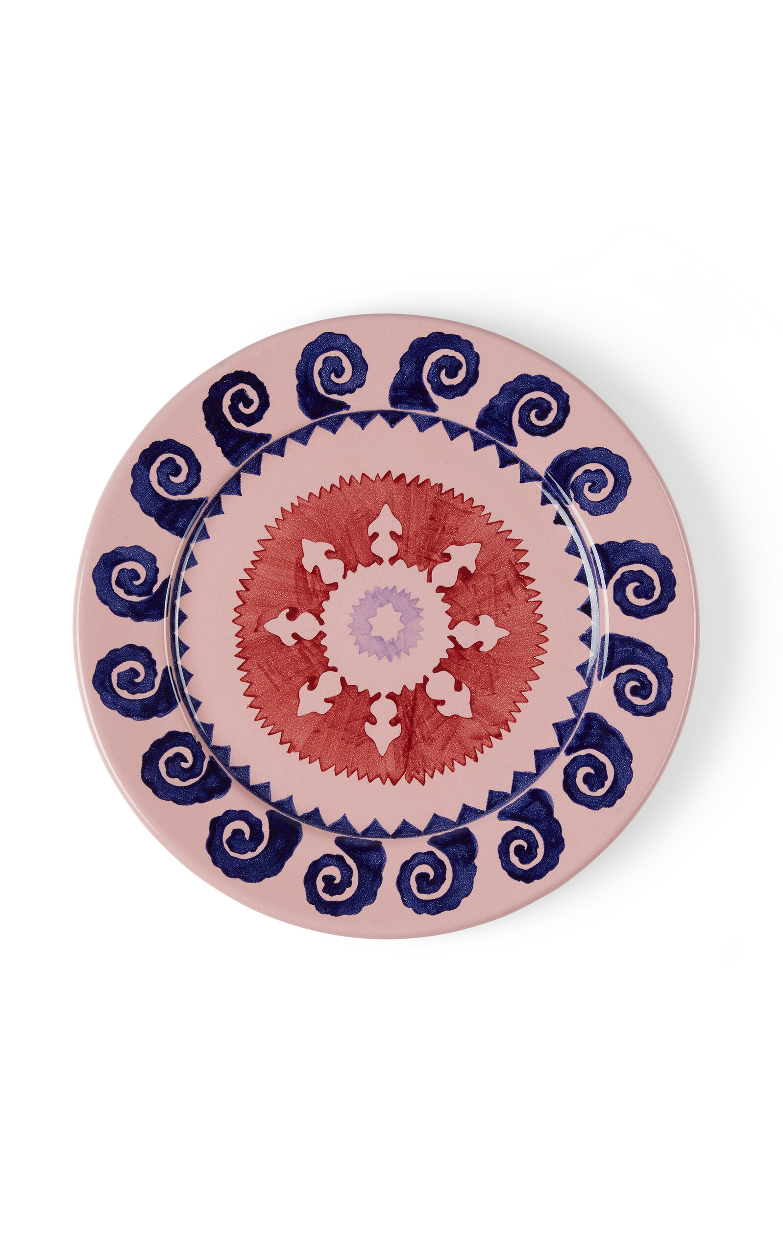 Emporio Sirenuse Sun Charger Plate In Red