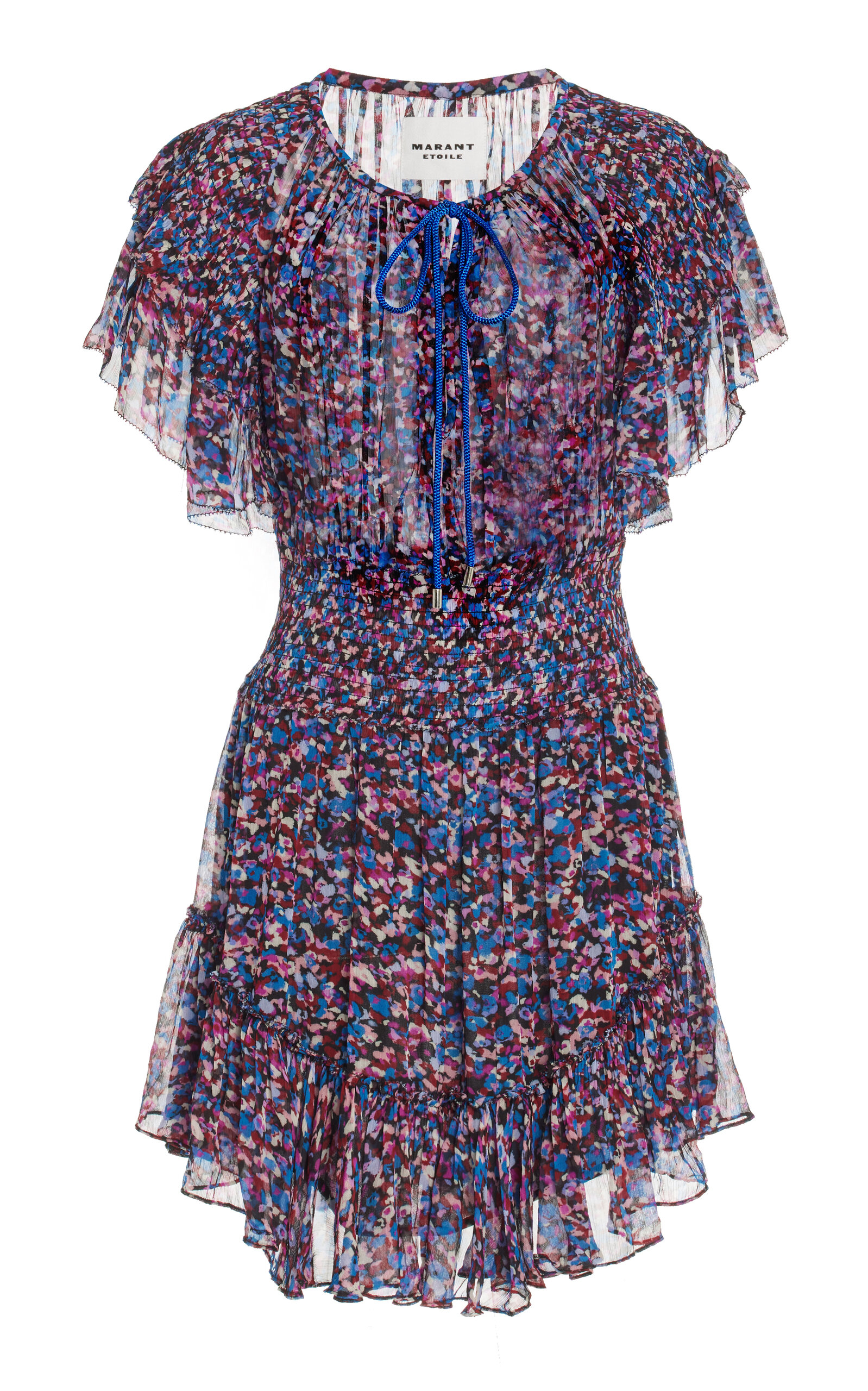 Isabel Marant Étoile Isabel Marant Etoile Florise Mini Dress In Pink /blue