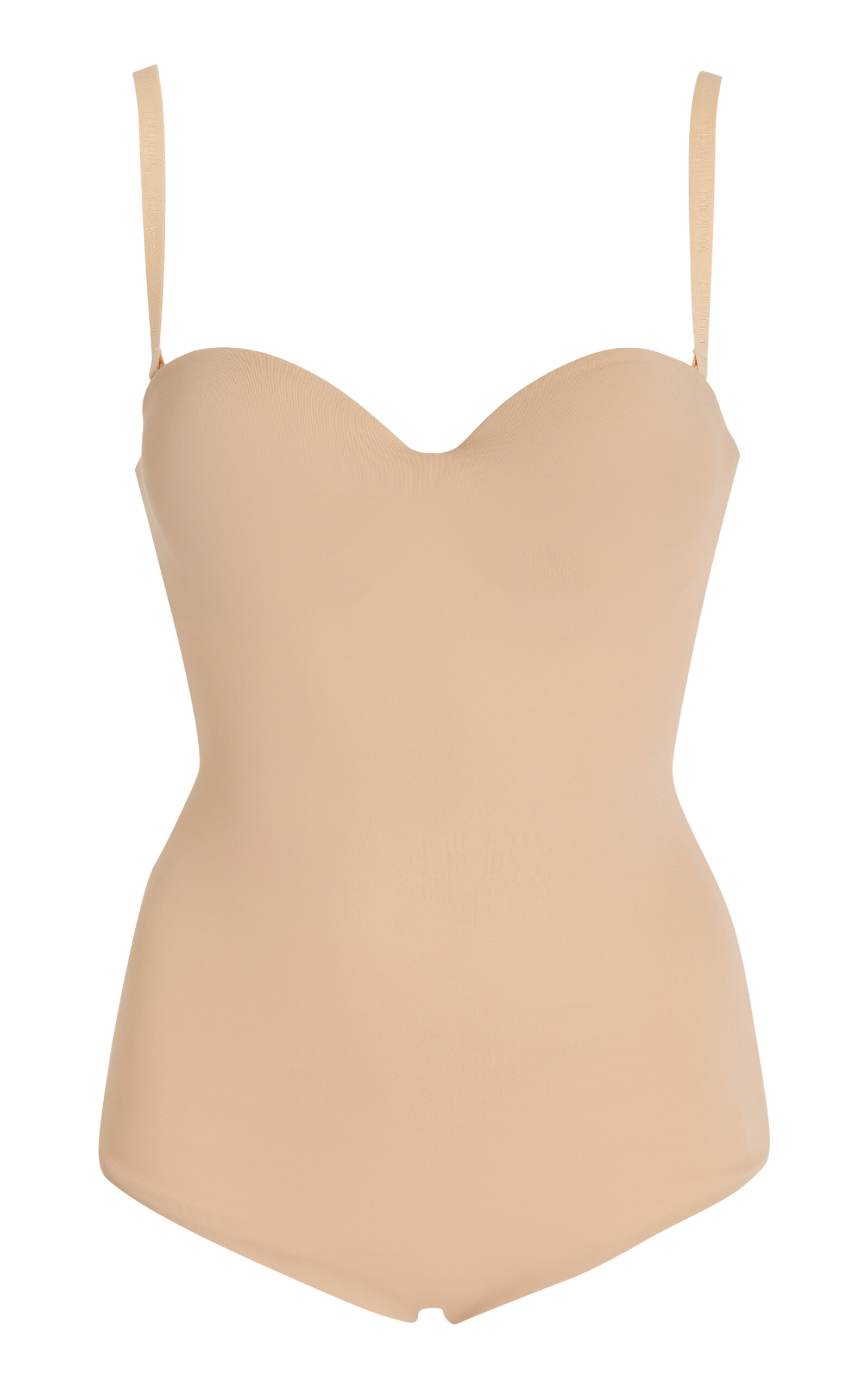 Wolford 3w Forming Stretch-cotton Body In Neutral
