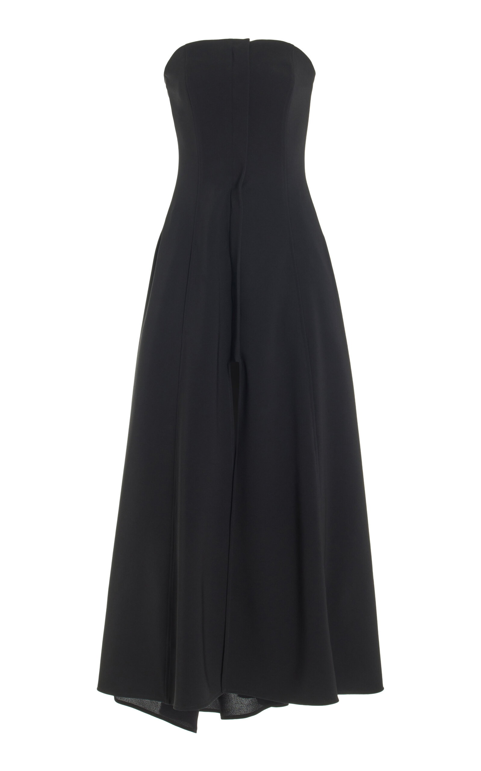 Shop Proenza Schouler Matte Strapless Maxi Dress In Black