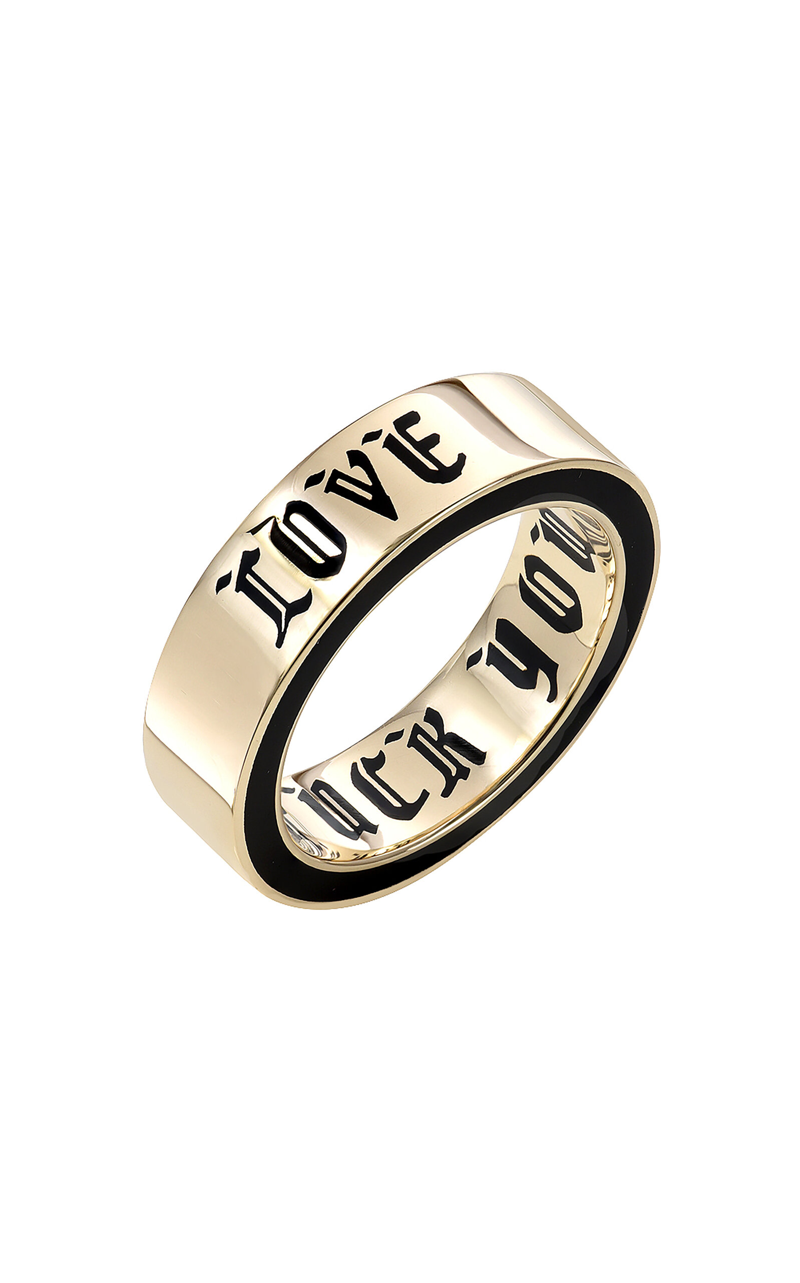 Dru Love/f*** You 14k Yellow Gold Ring
