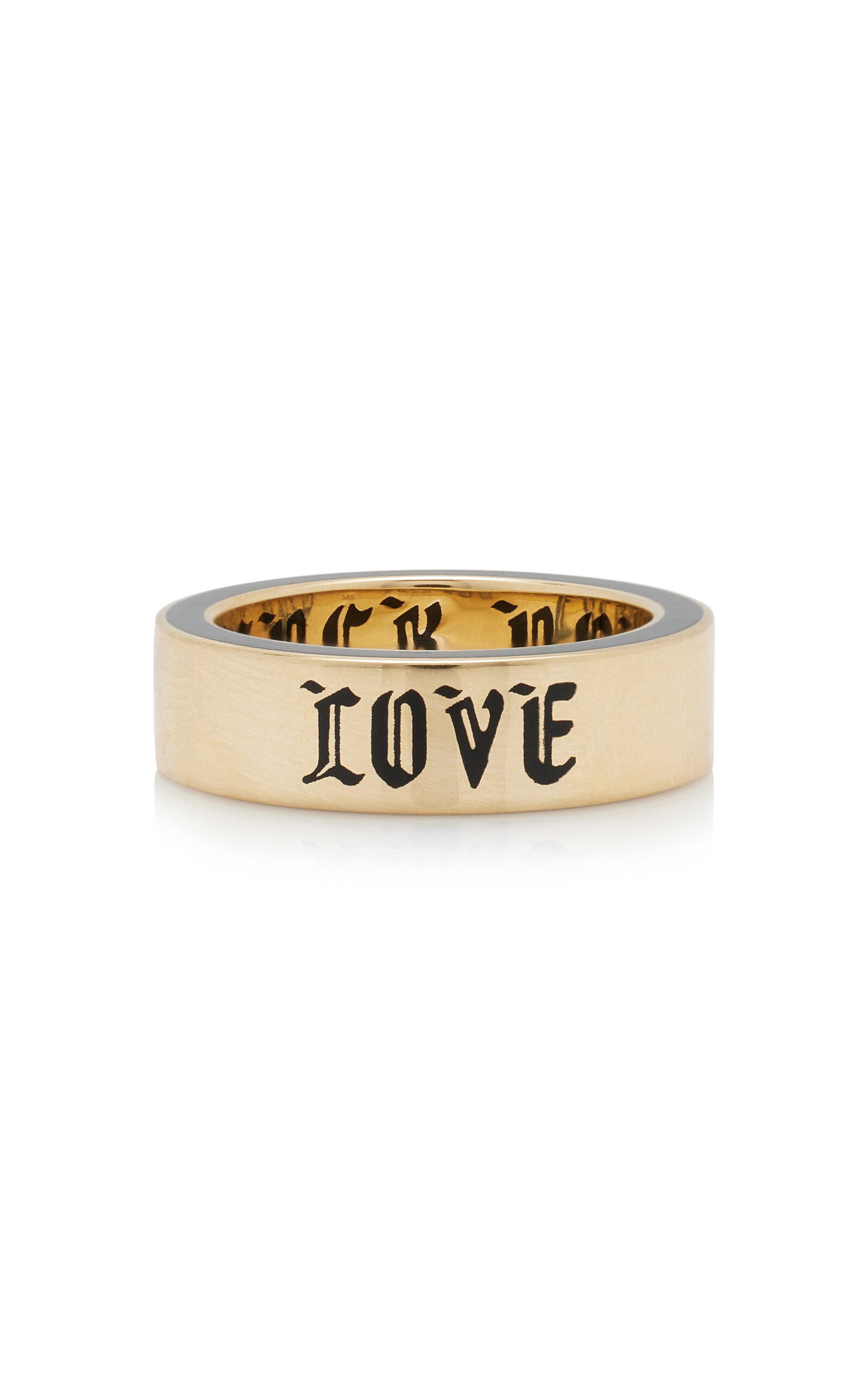 Love/F*** You 14K Yellow Gold Ring