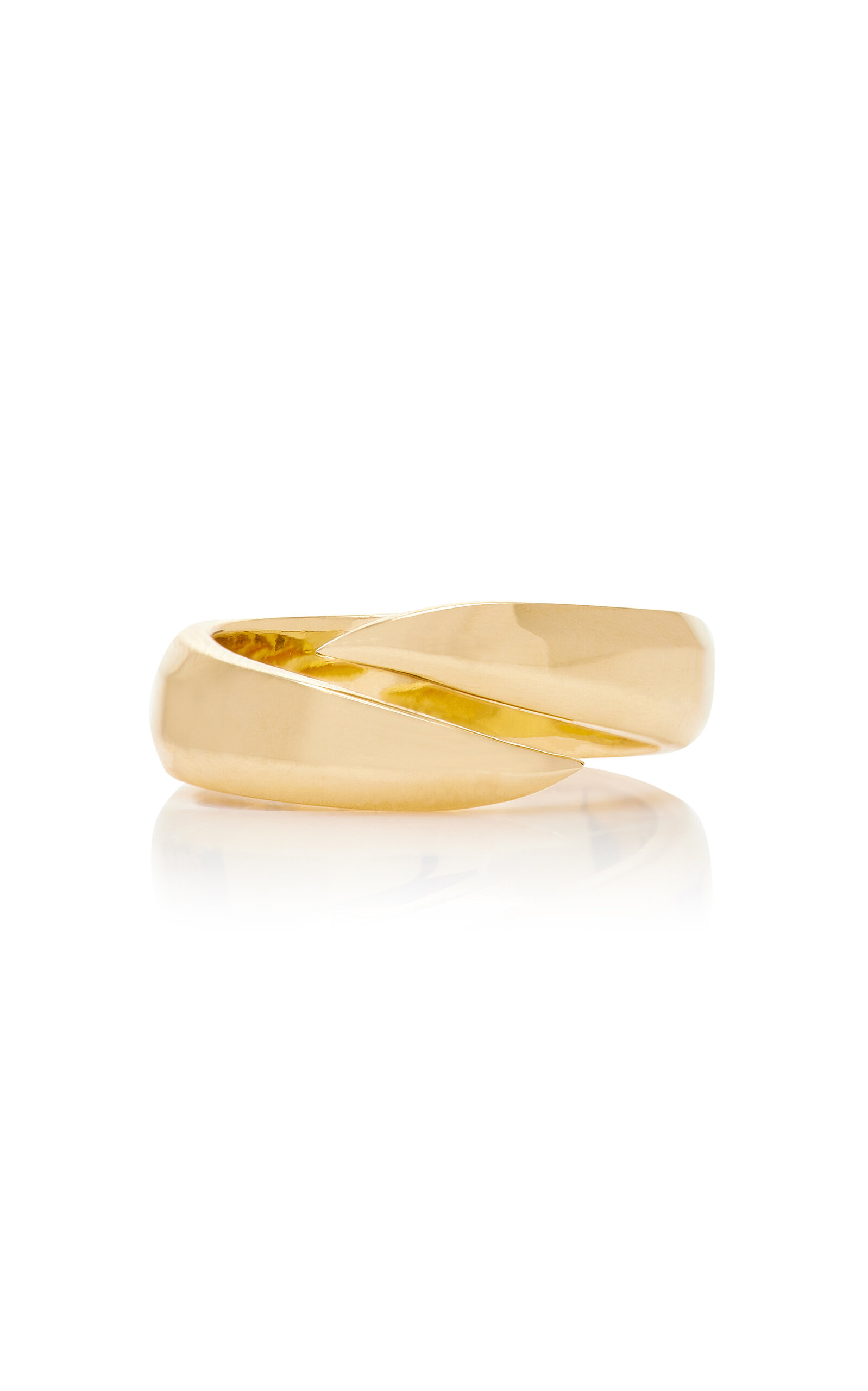 Dru Claw 14k Yellow Gold Ring