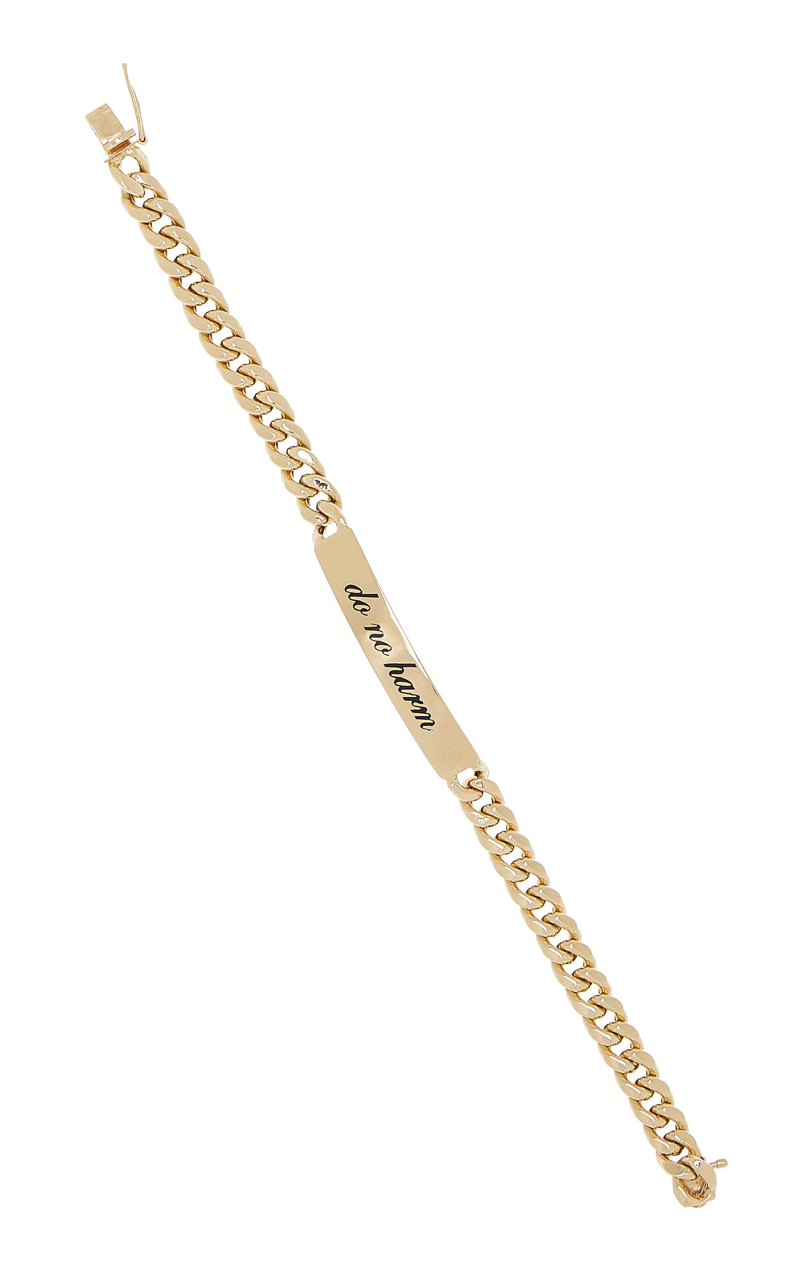 Do No Harm/Take No Sh*t 14K Yellow Gold ID Bracelet