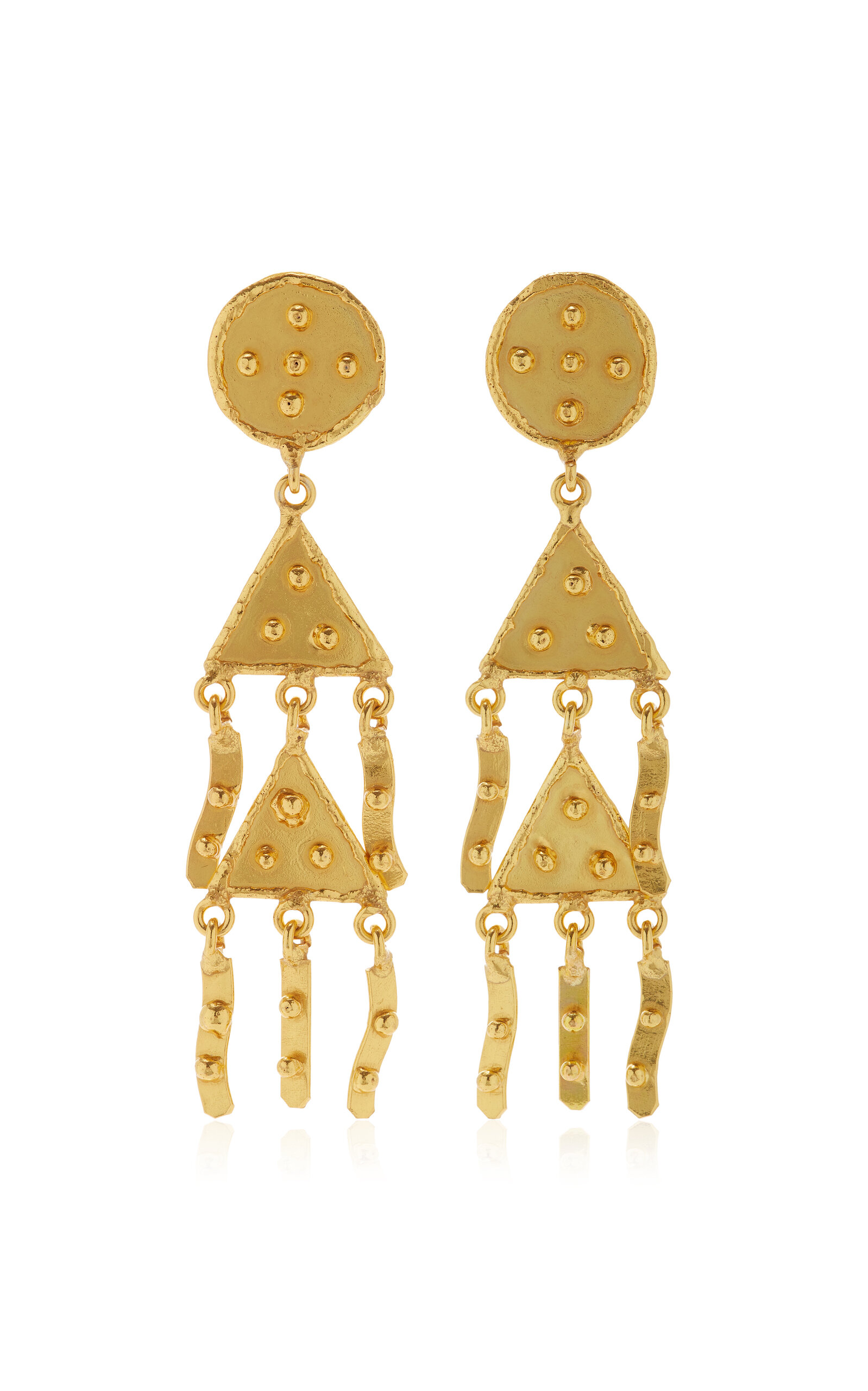 Sylvia Toledano Vodoo 22k Gold-plated  Earrings