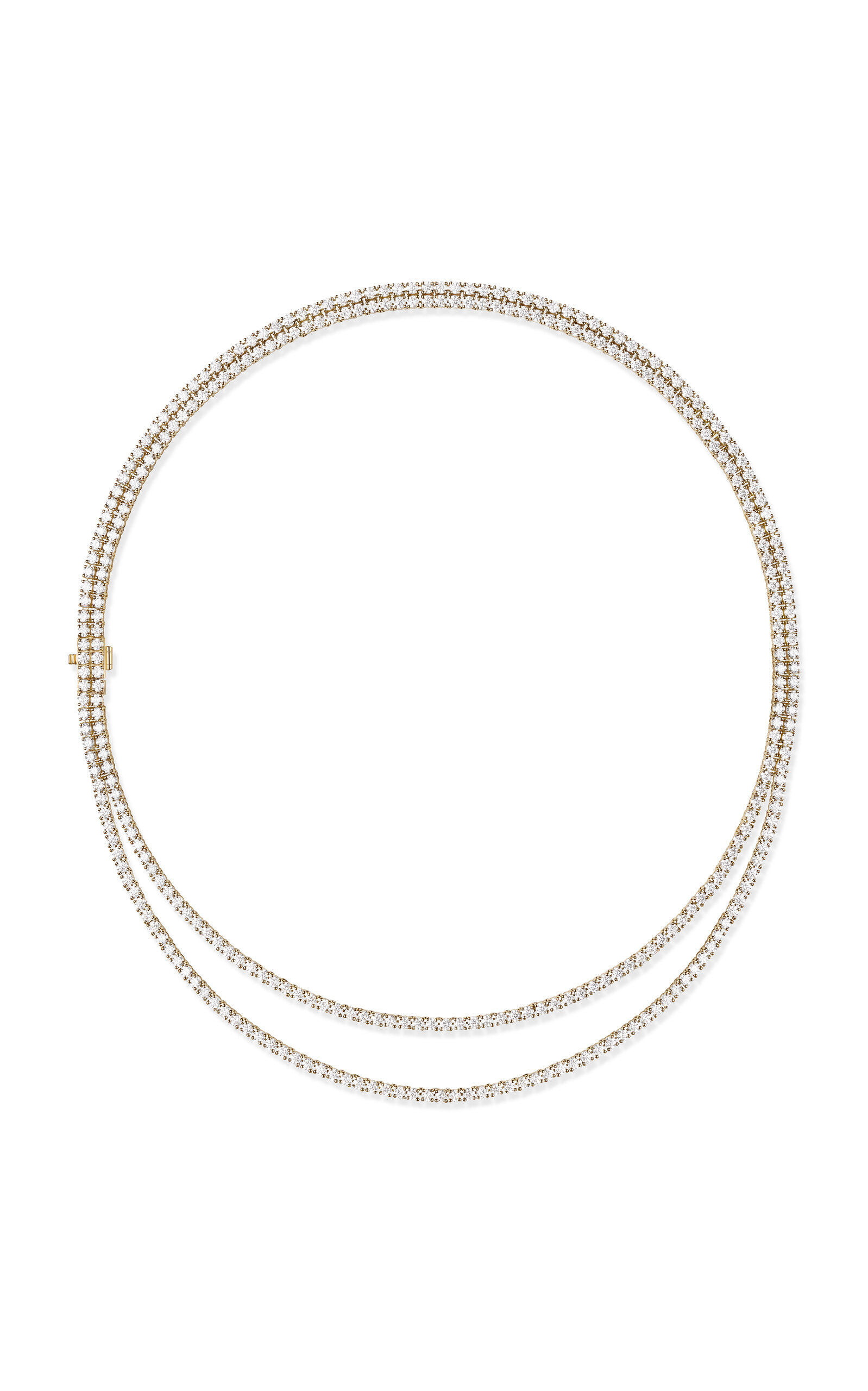 Melissa Kaye Lenox 18k Yellow Gold Diamond Necklace