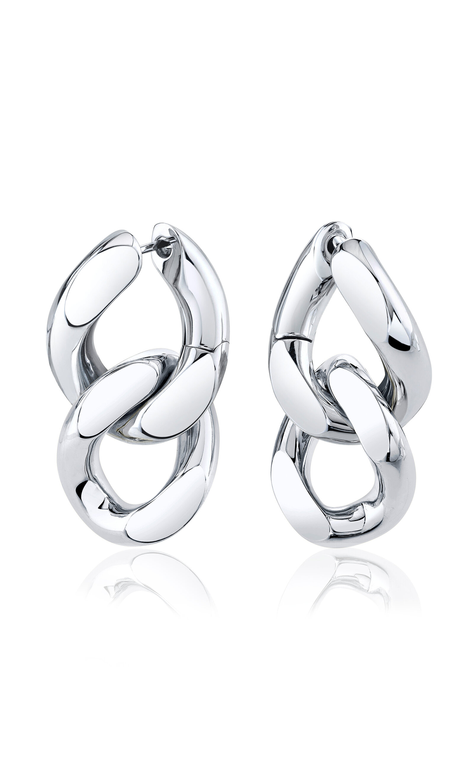 SHAY - Links 18K White Gold Diamond Earrings - White - OS - Moda Operandi - Gifts For Her