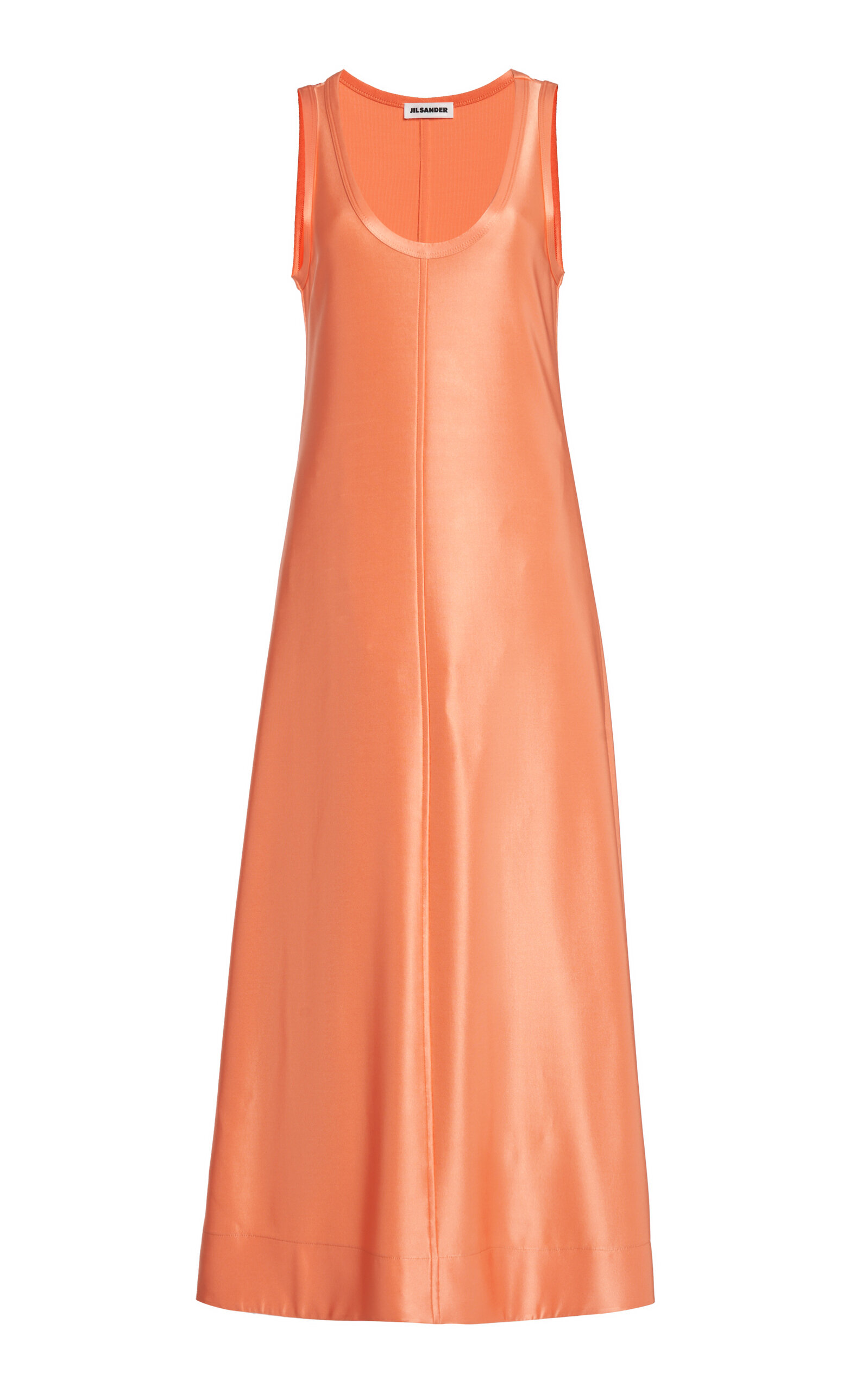 Jil Sander Maxi Tank Dress In Pink