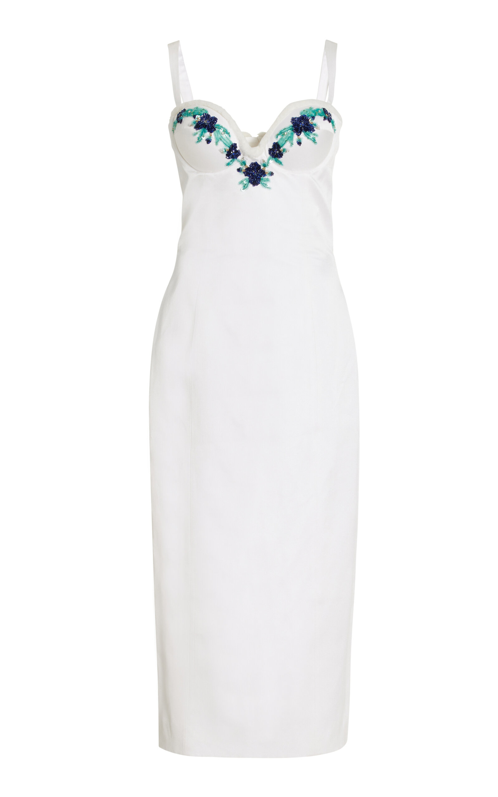 Miss Sohee Exclusive Iris Cupped Hourglass Dress In White