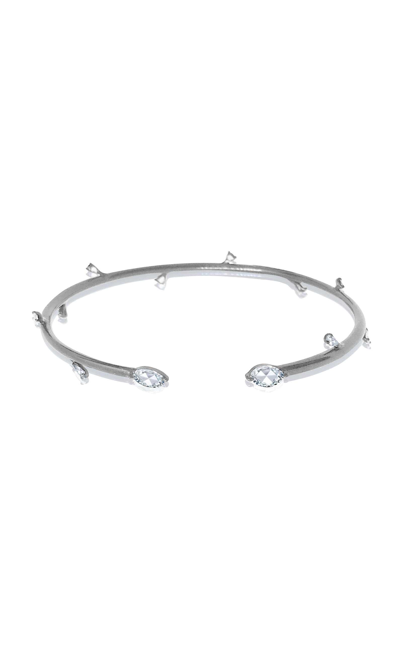 18K White Gold Eternal Garden Diamond Bracelet