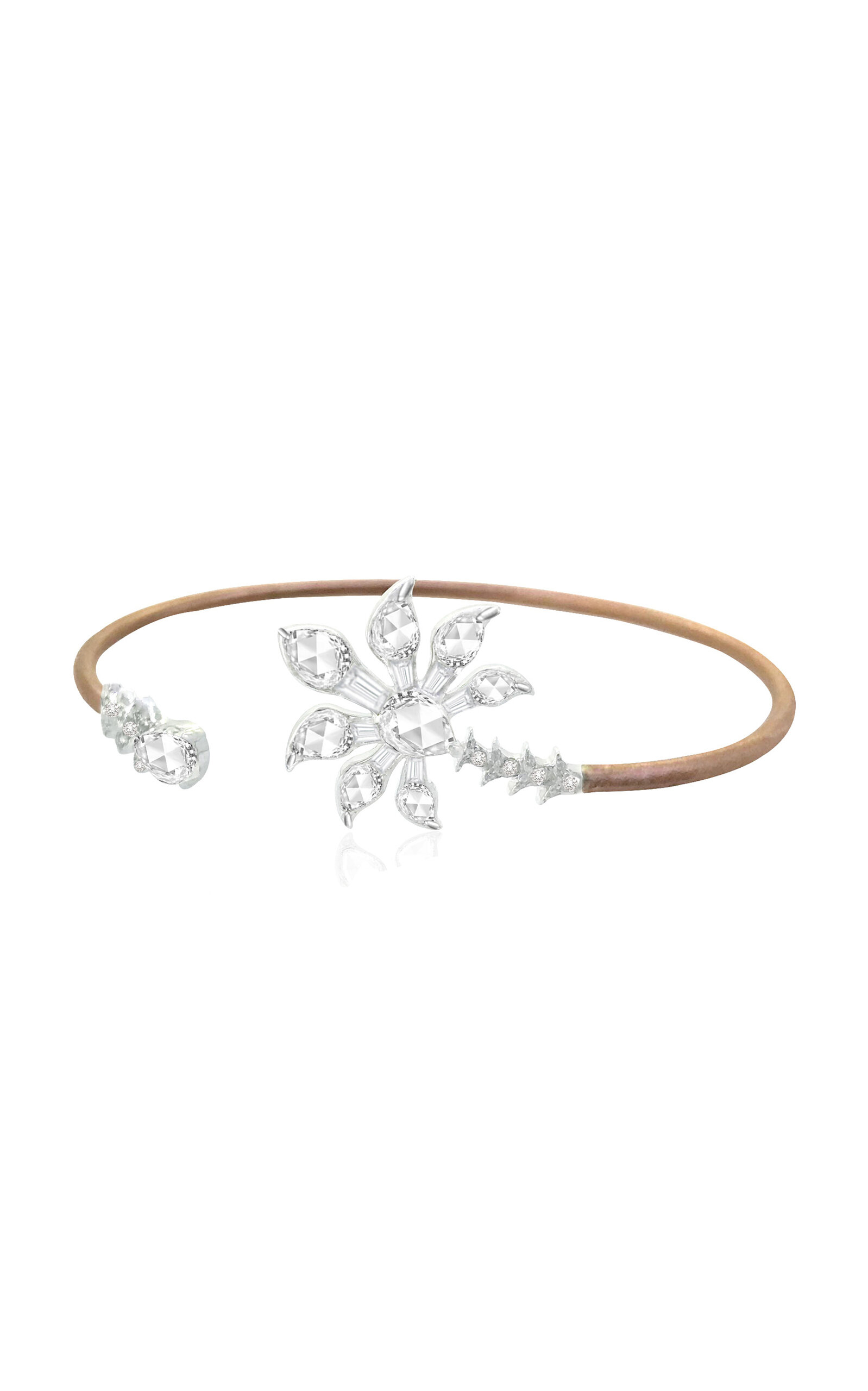 Vak 18k Rose & White Gold Eternal Garden Diamond Bracelet