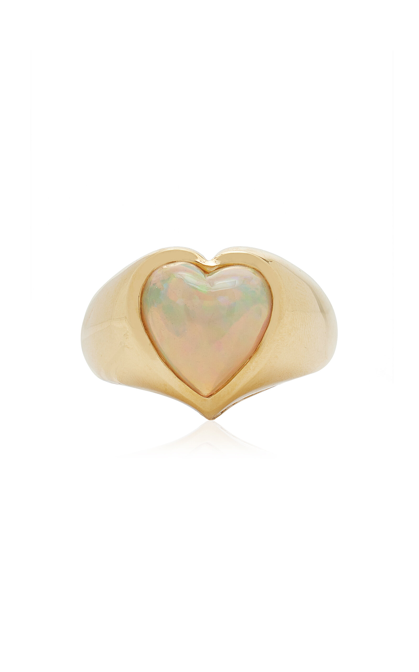 Renato Cipullo Cuore A Cuore One-of-a-kind 18k Yellow Gold Opal Ring