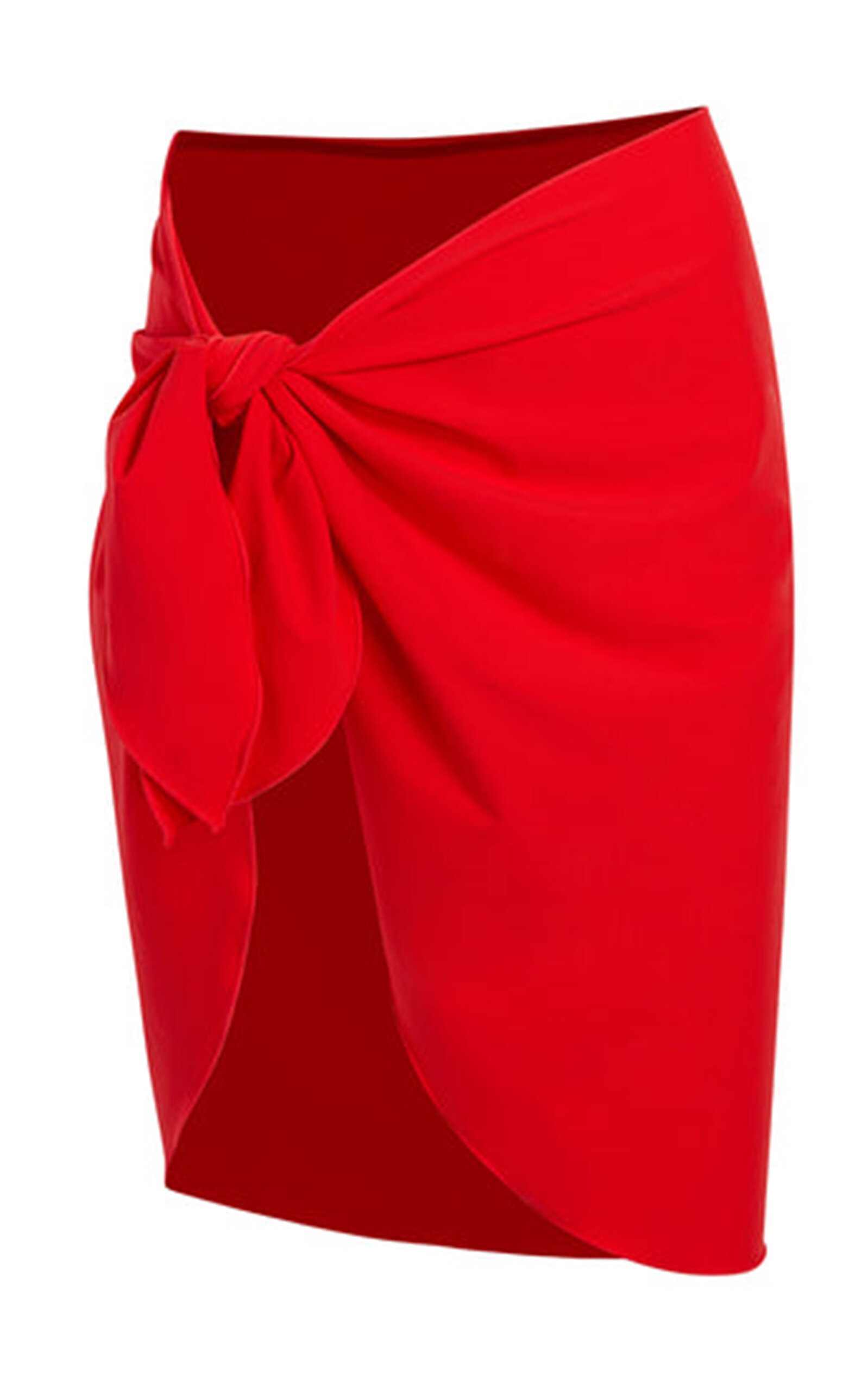 Stylest Sculpting Swim Sarong In Red