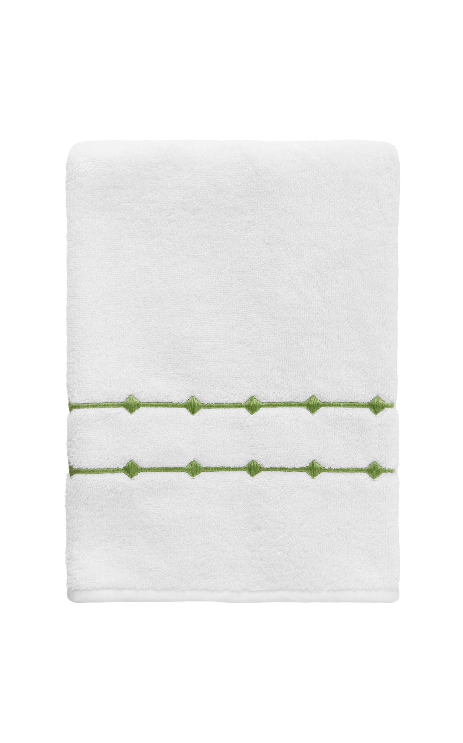 Shop Vis-a-vis Paris Cabochon Bath Towel In Green