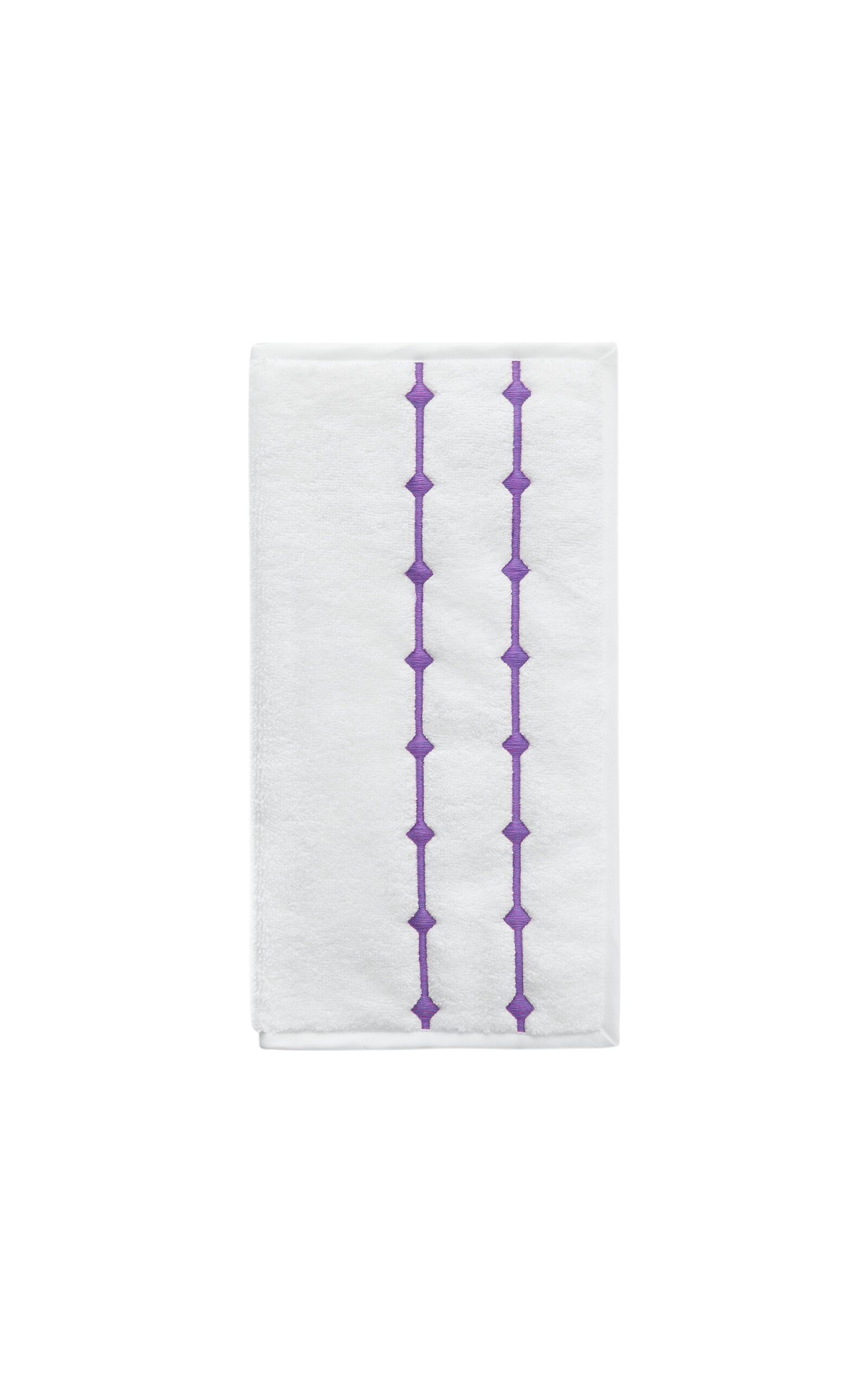 Shop Vis-a-vis Paris Cabochon Face Towel In Purple