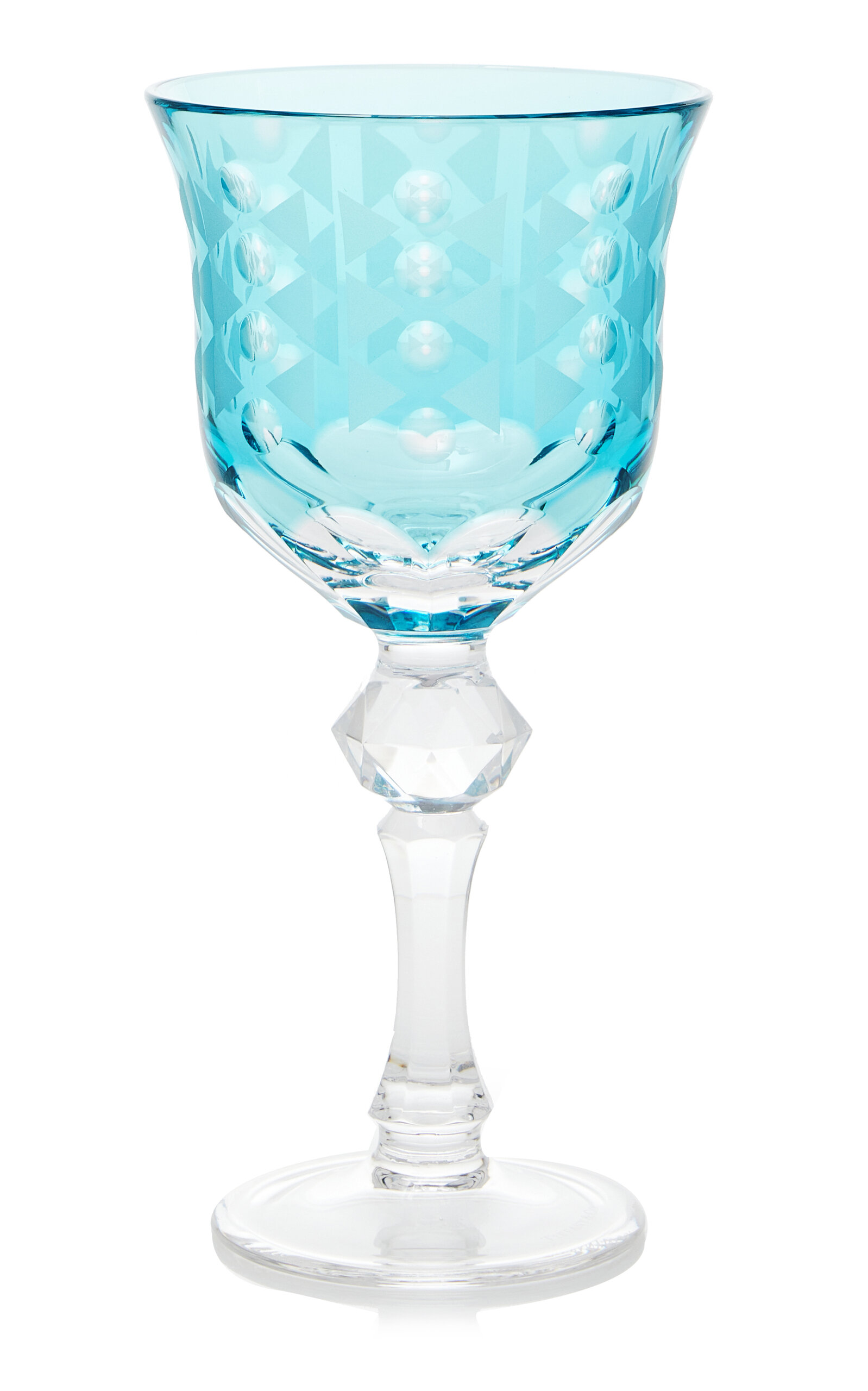 Tiffany & Co Berries White Wine Glass In Blue