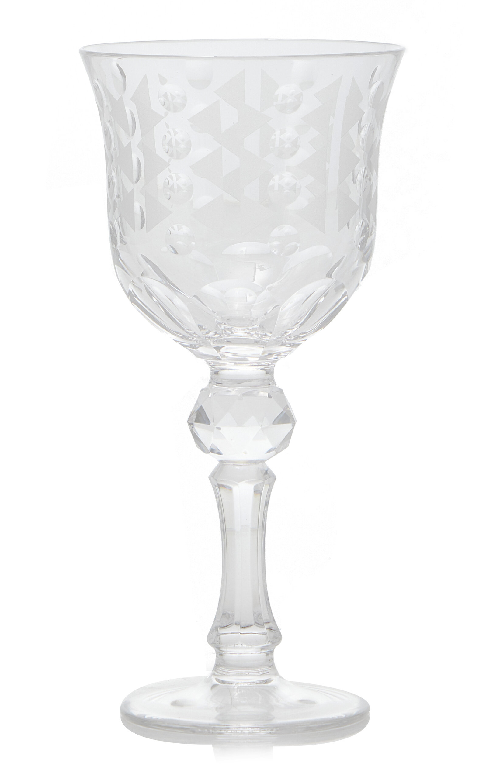 Tiffany & Co Berries White Wine Glass In Clear