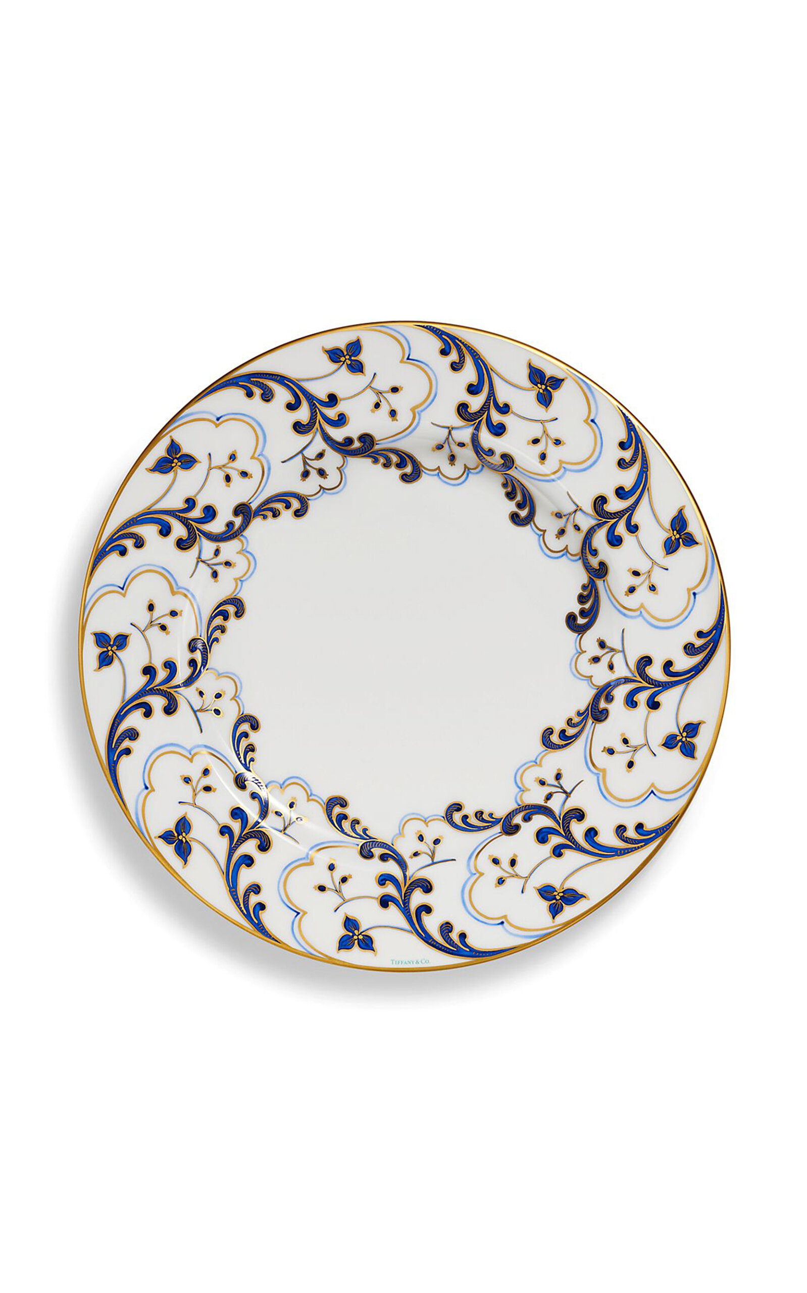 Tiffany & Co Valse Bleue Bone China Dinner Plate In Blue