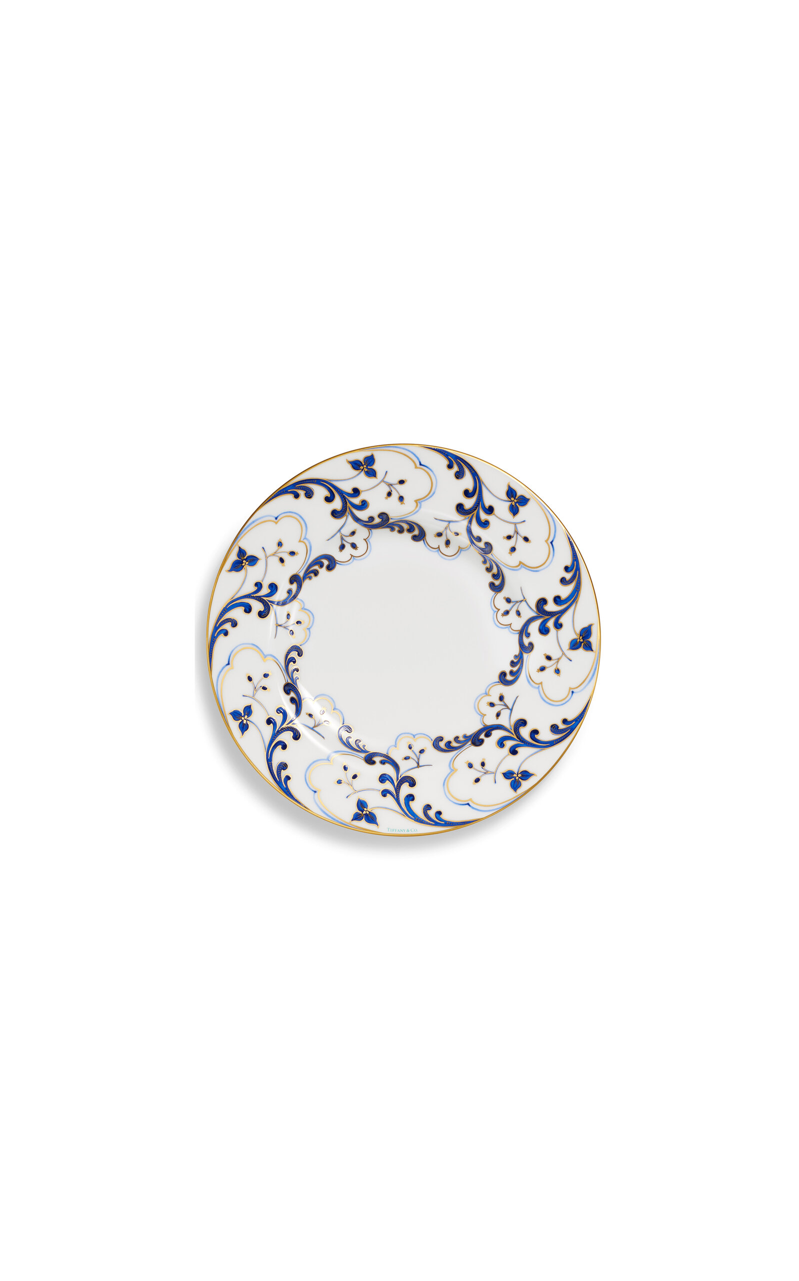 Tiffany & Co. Valse Bleue Bone China Dessert Plate - Blue