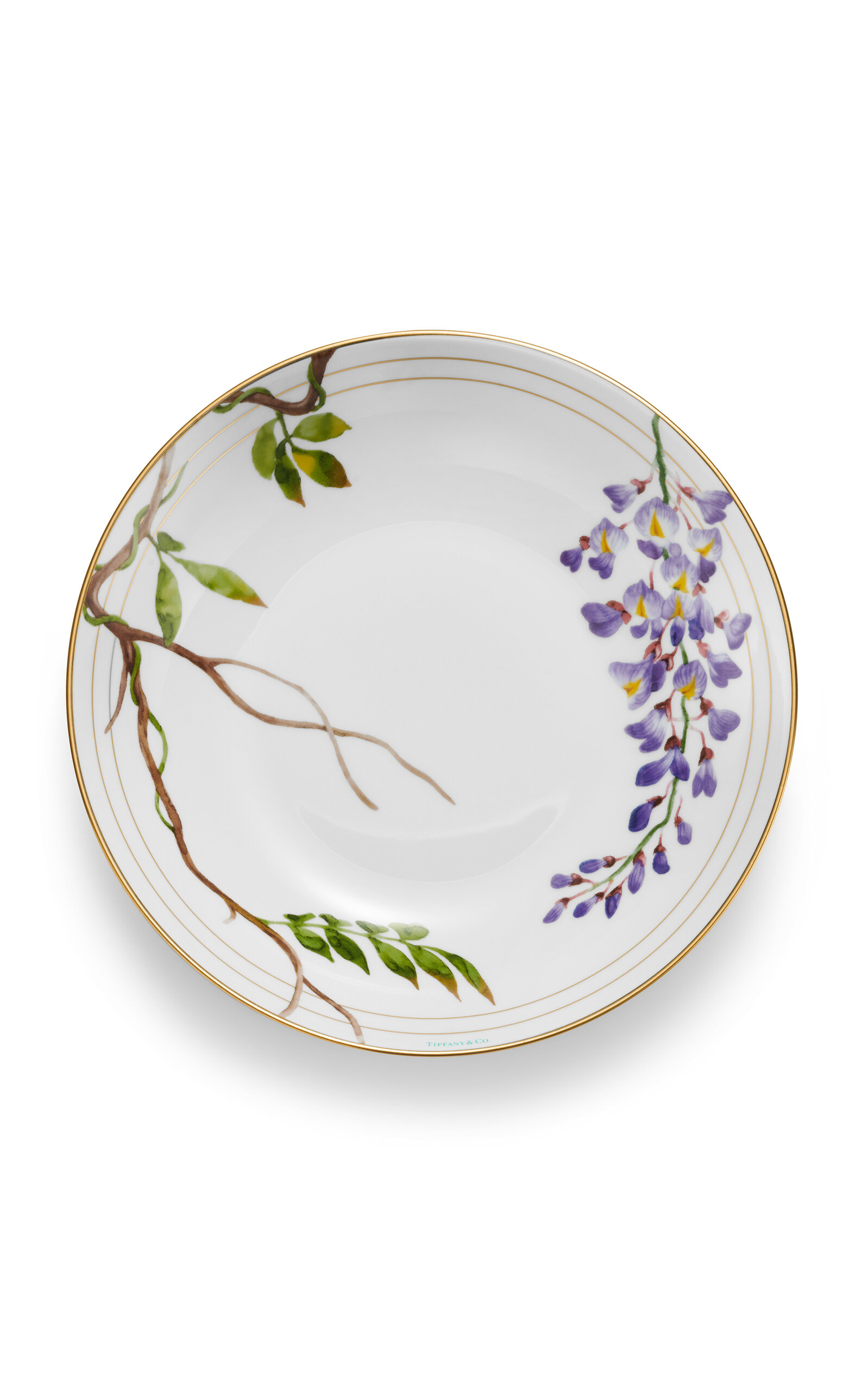 Tiffany & Co Wisteria Porcelain Dinner Bowl In Multi