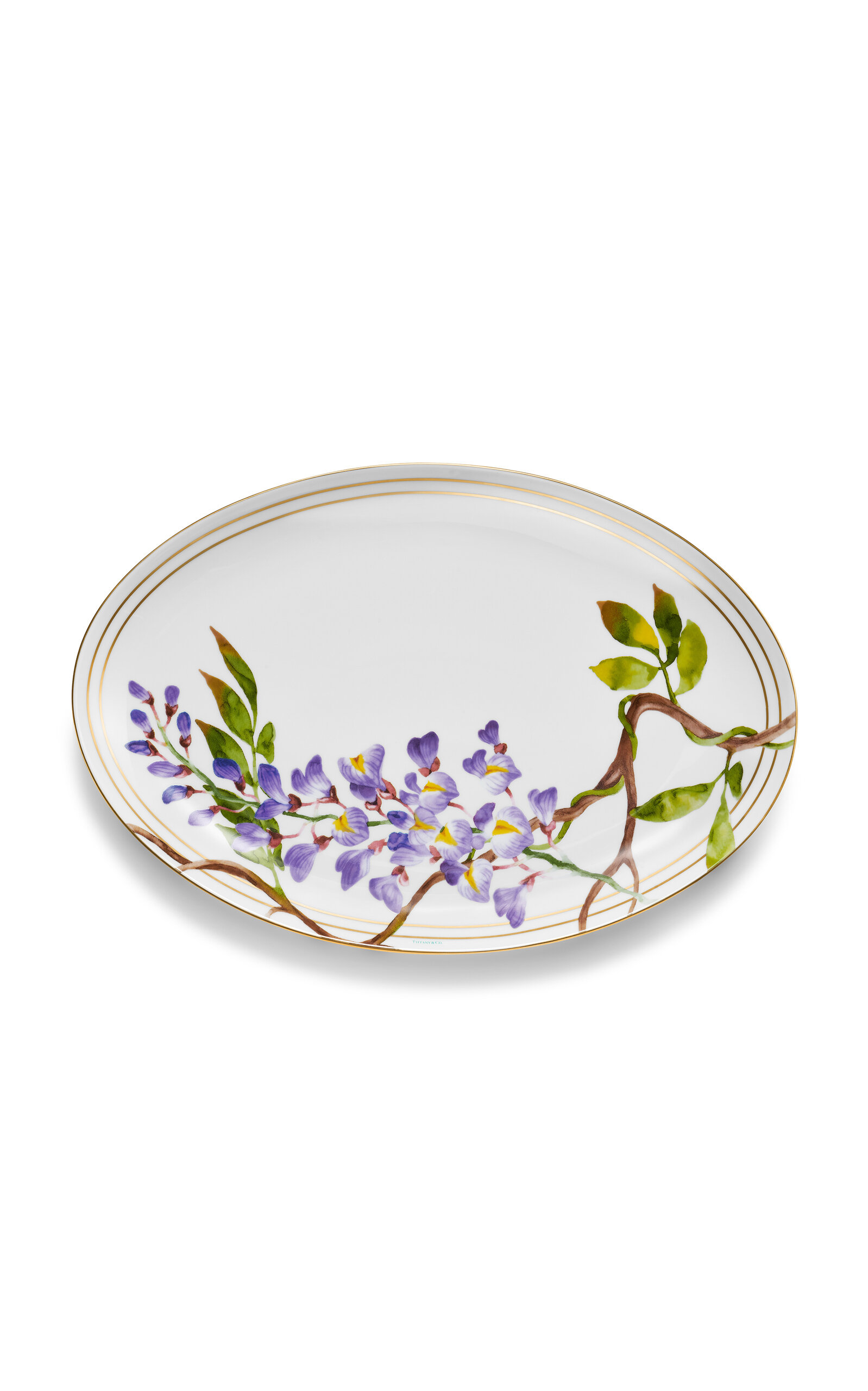 Tiffany & Co Wisteria Porcelain Serving Platter In Multi