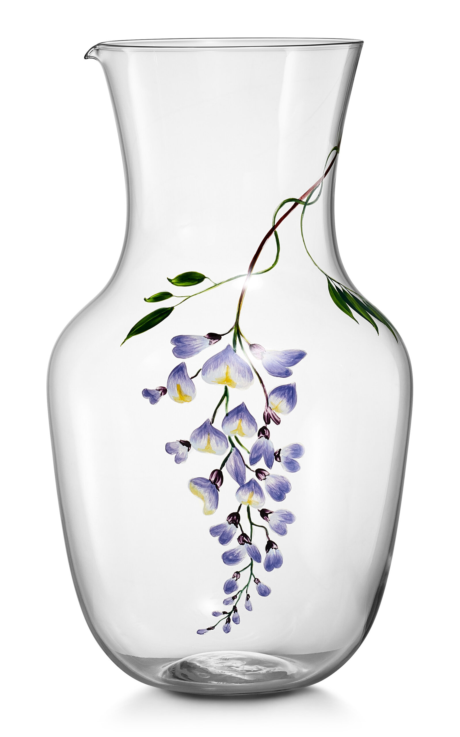 Tiffany & Co Wisteria Glass Pitcher In Clear