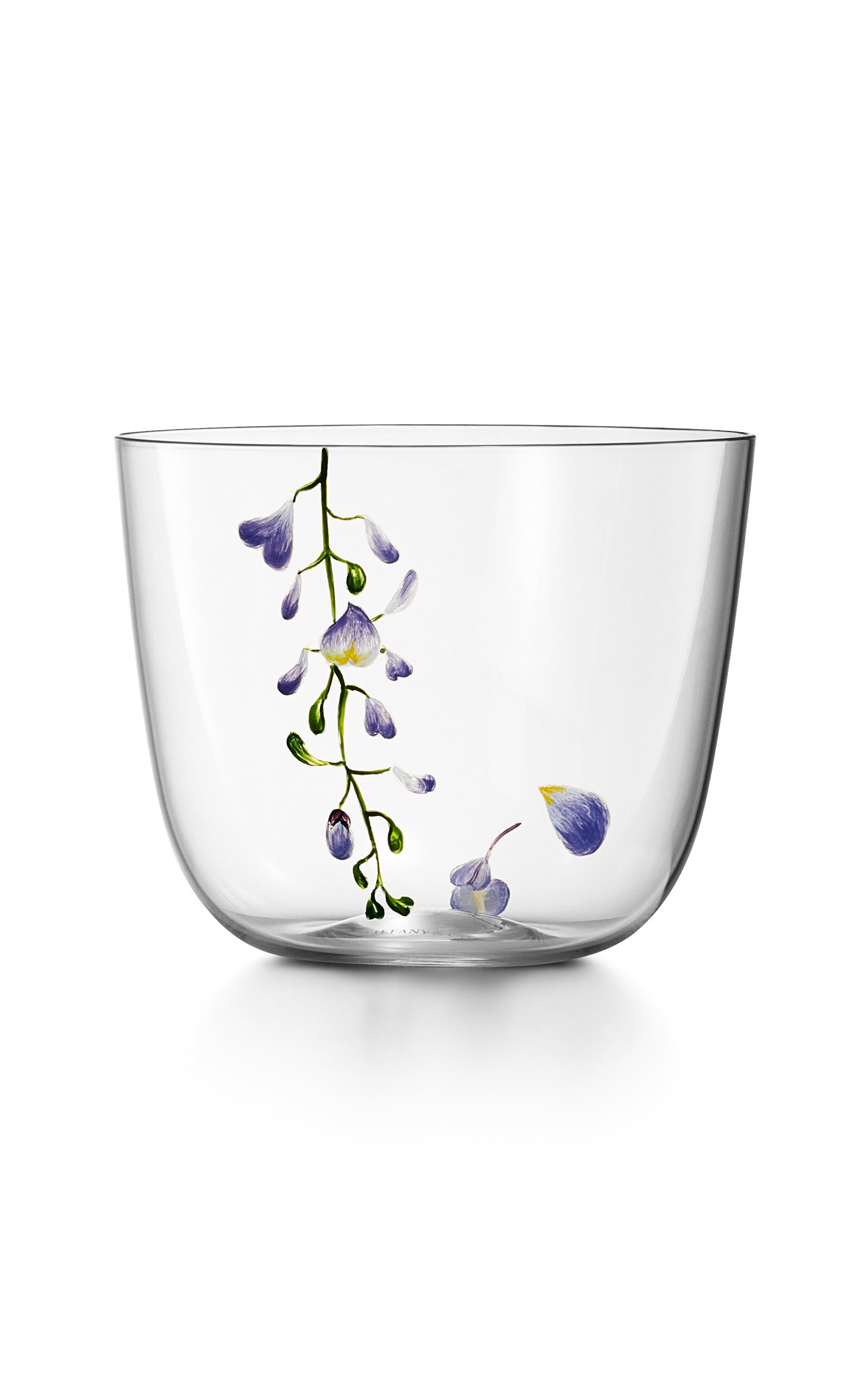 Tiffany & Co Wisteria Water Glass In Clear