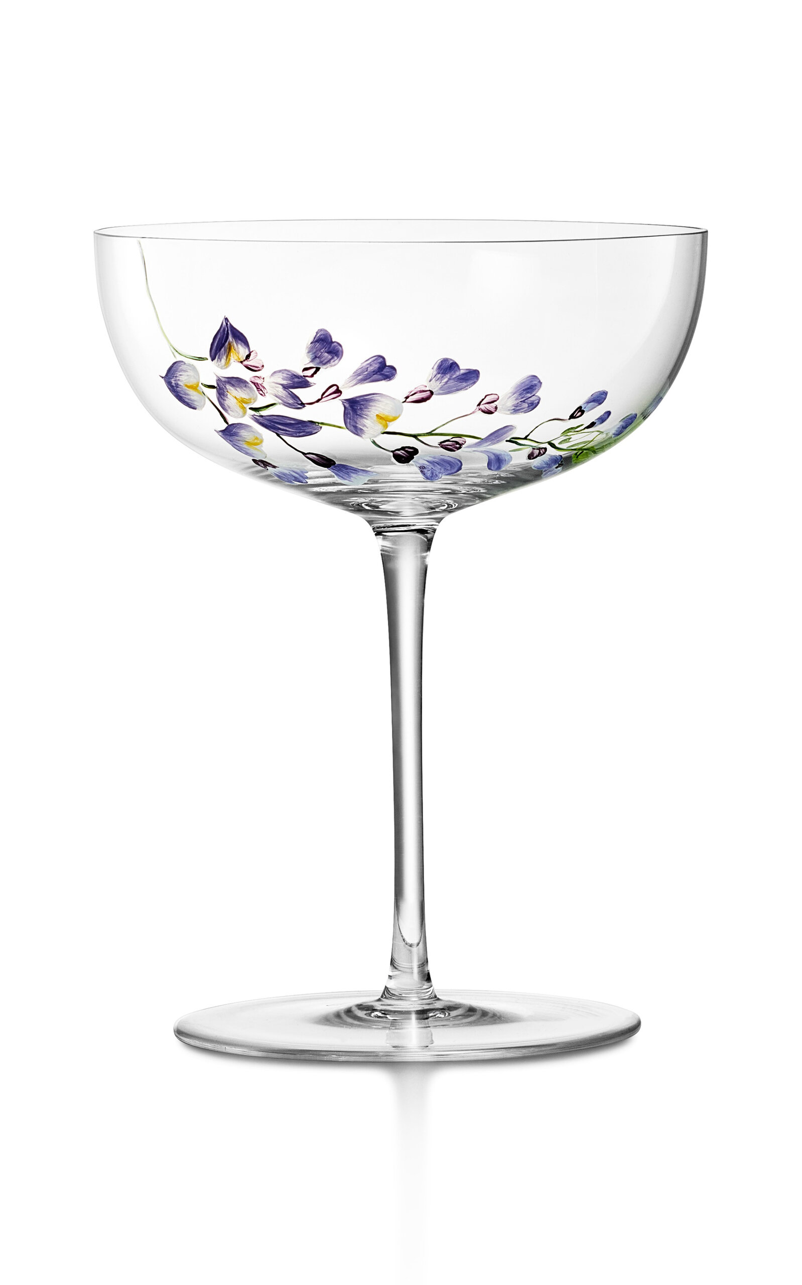 Tiffany & Co Wisteria Glass Champagne Coupe In Clear