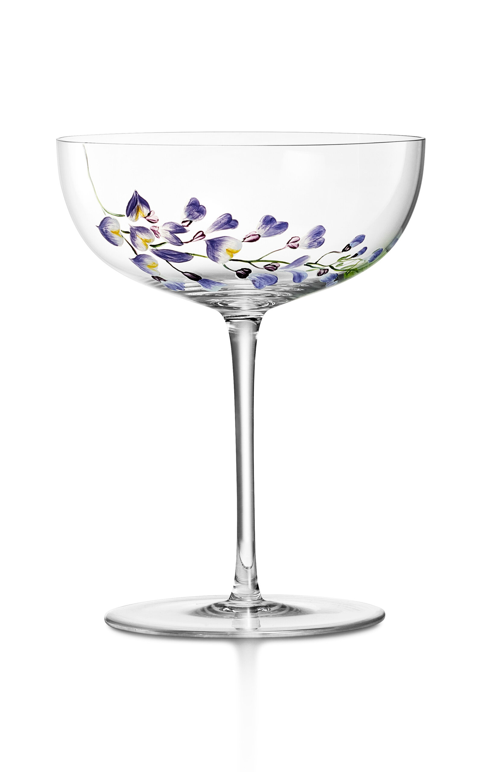Tiffany & Co. Wisteria Glass Champagne Coupe - Clear