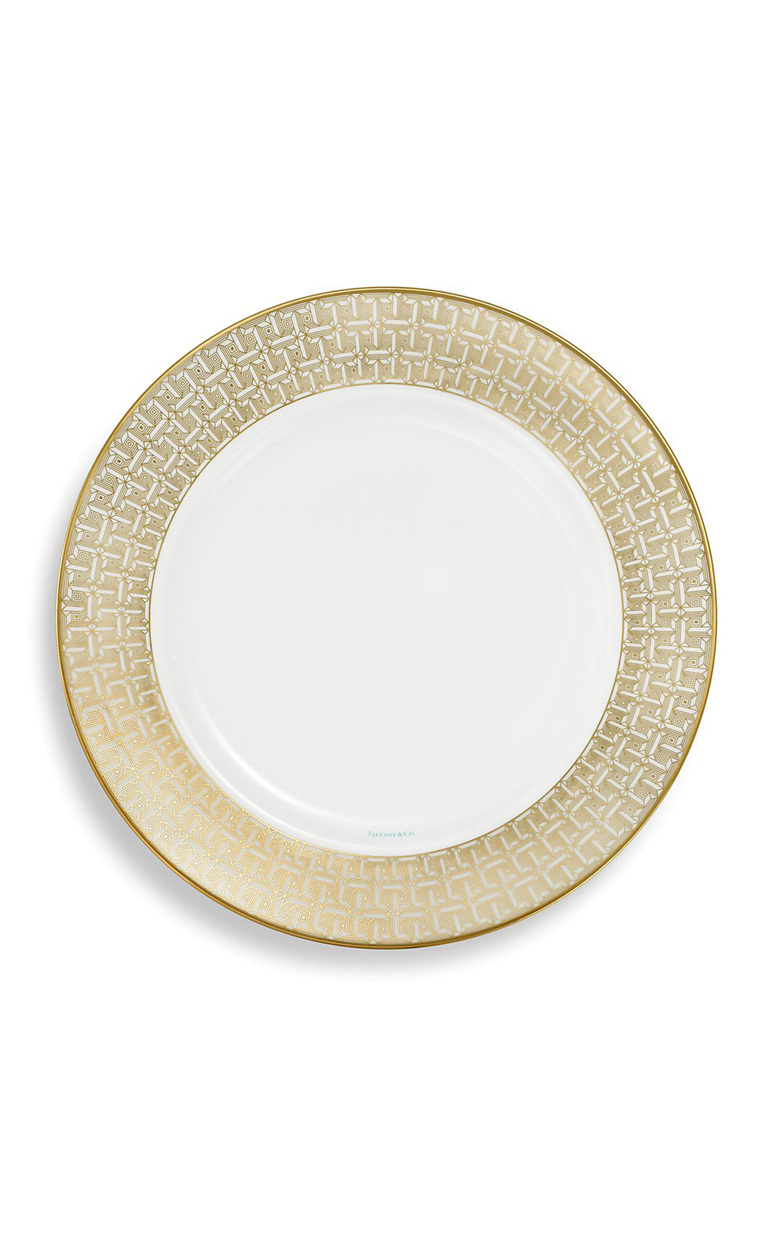 Tiffany & Co. T True Porcelain Dinner Plate - Gold