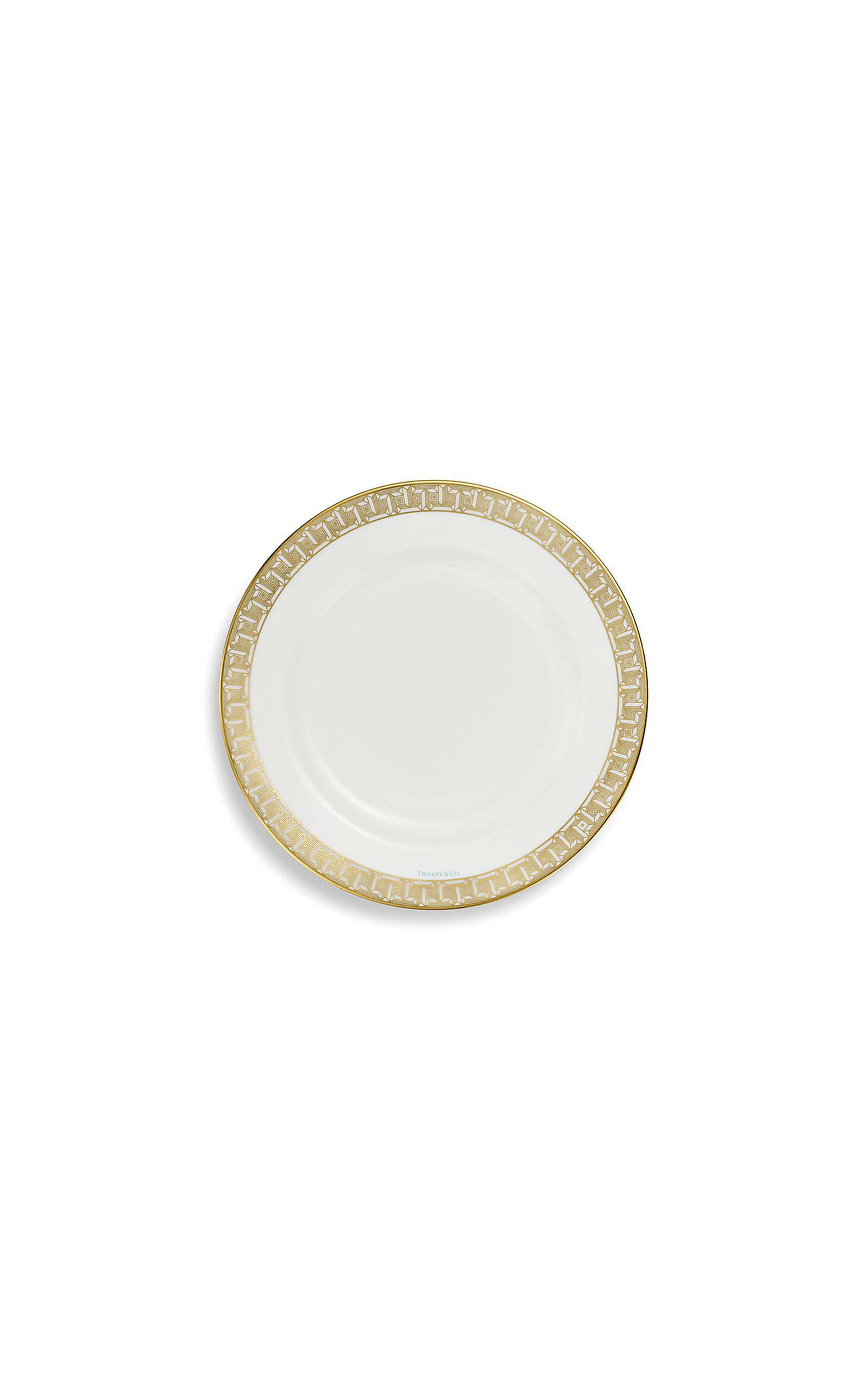 Tiffany & Co T True Porcelain Bread And Butter Plate In Gold