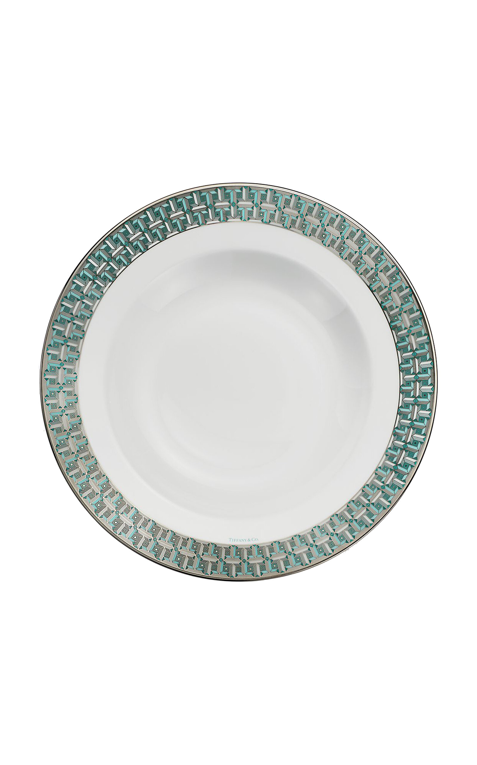 Tiffany & Co T True Porcelain Dinner Bowl In Blue