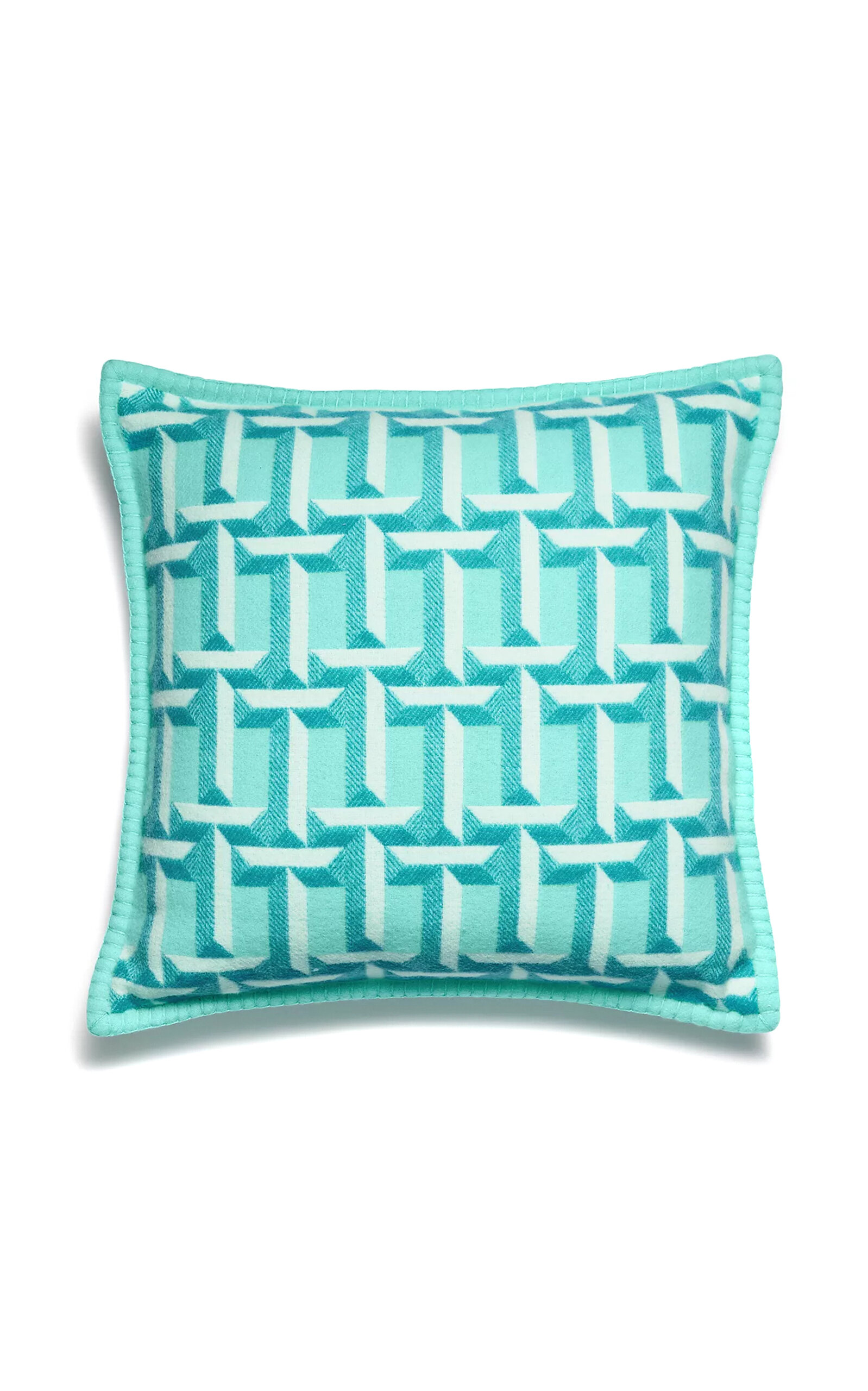 Tiffany & Co T True Wool-cashmere Cushion In Blue