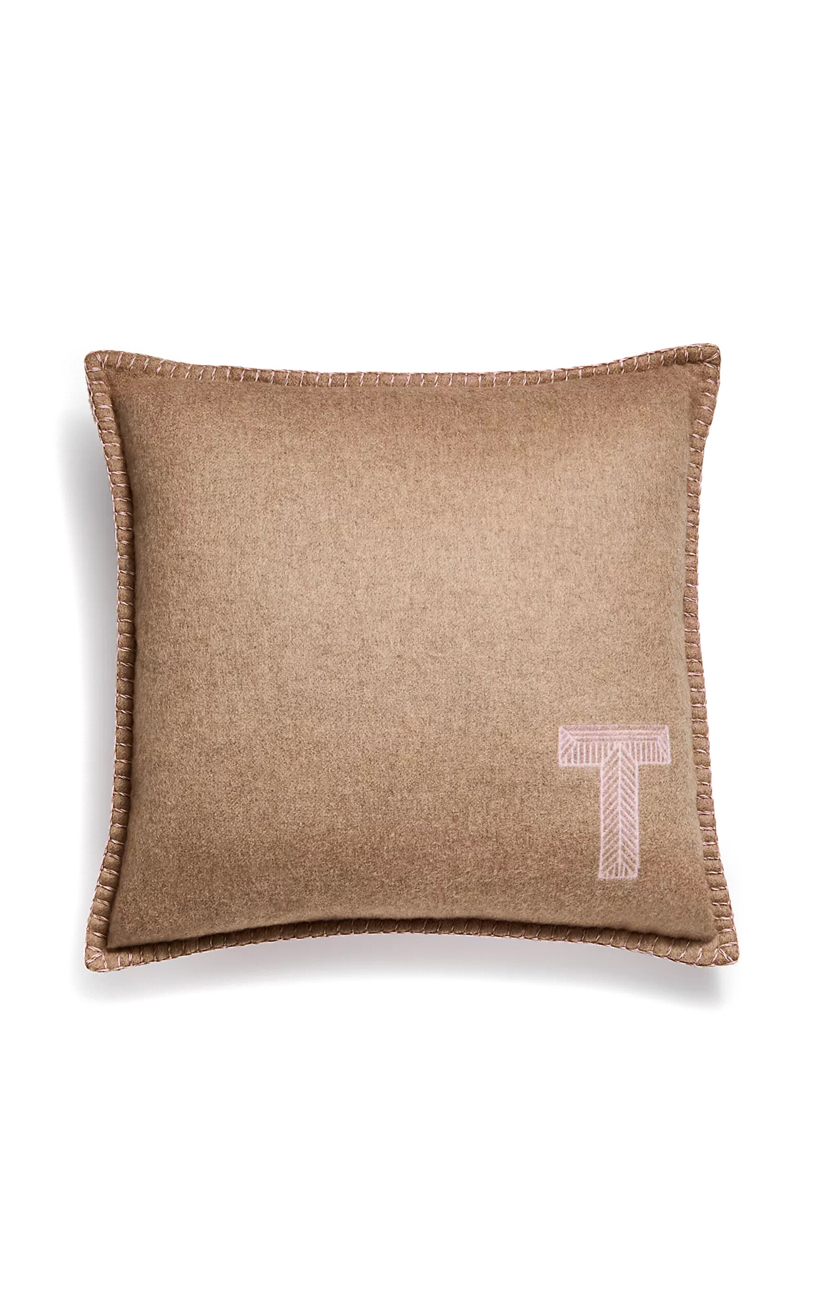 Tiffany & Co Color Block Cashmere-wool Cushion In Multi