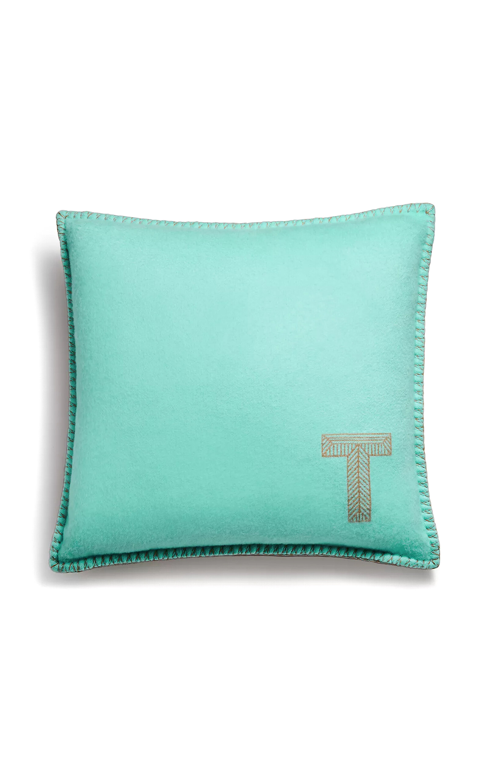 Tiffany & Co Color Block Cashmere-wool Cushion In Multi