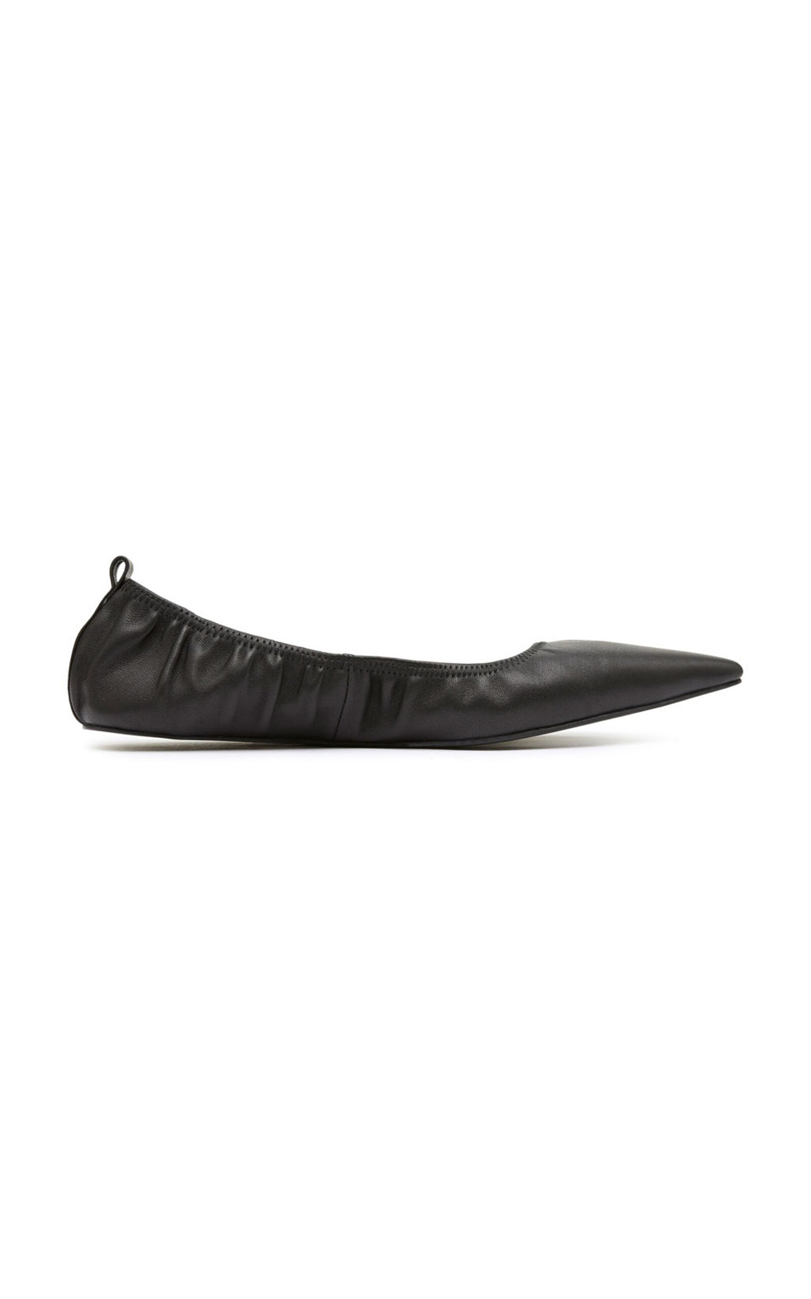 St. Agni Leather Ballet Flats - Black