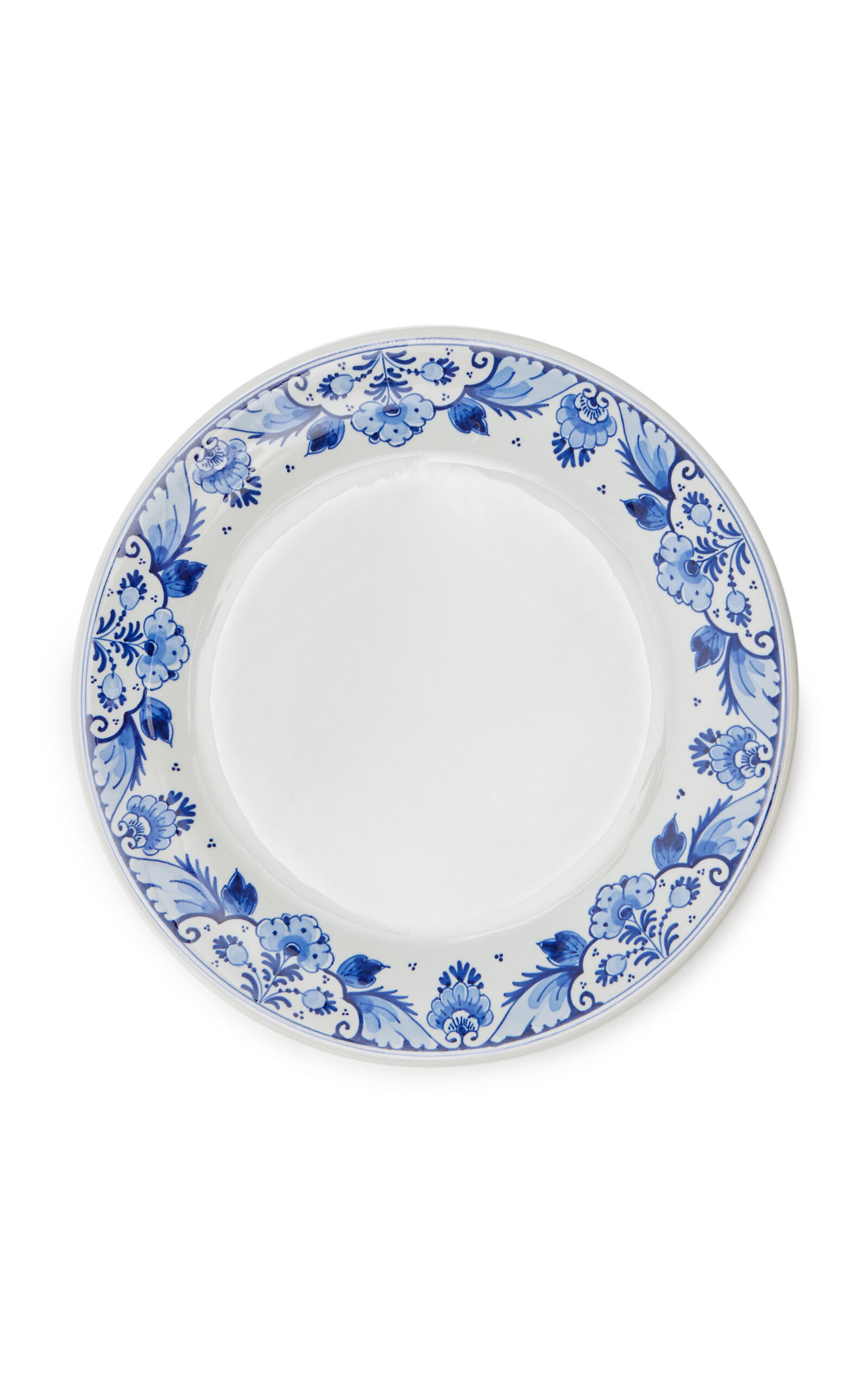 Royal Delft Hand-painted Dinner Plate In Blue