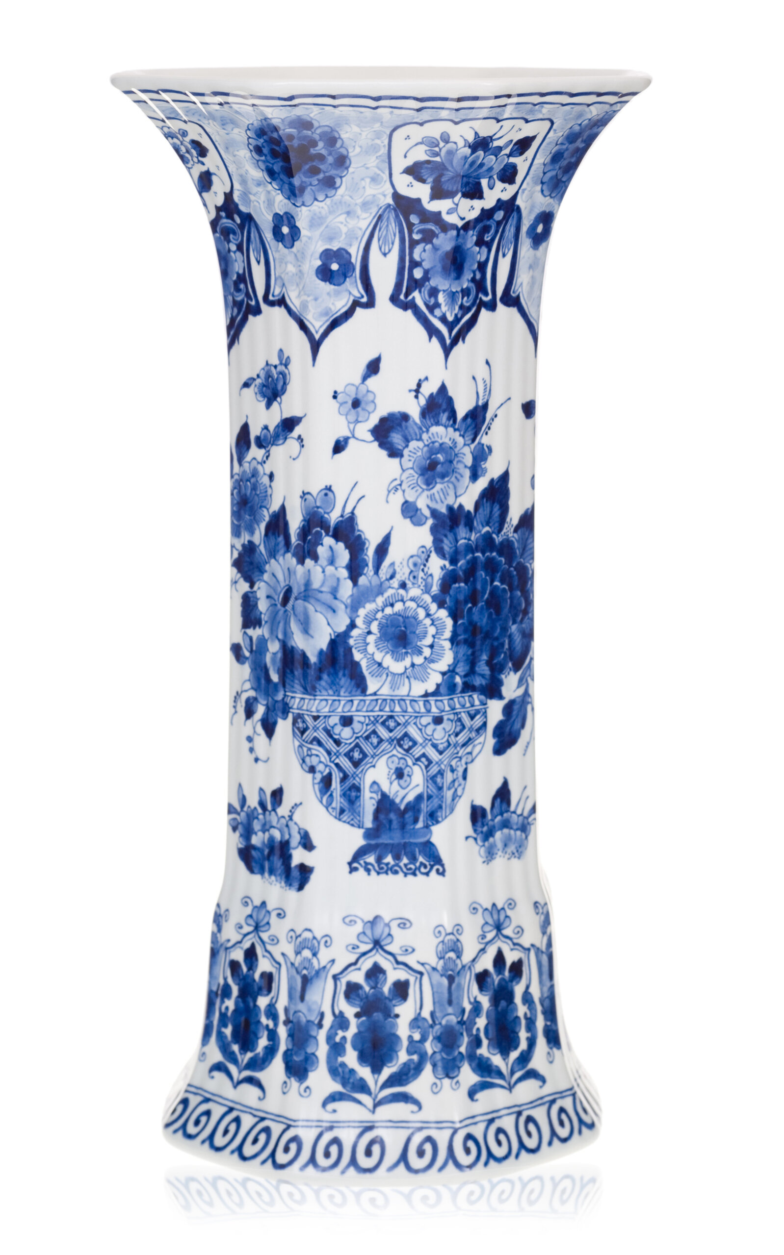 Royal Delft Royal Delft Hand-Painted 35 Cm Vase - Blue